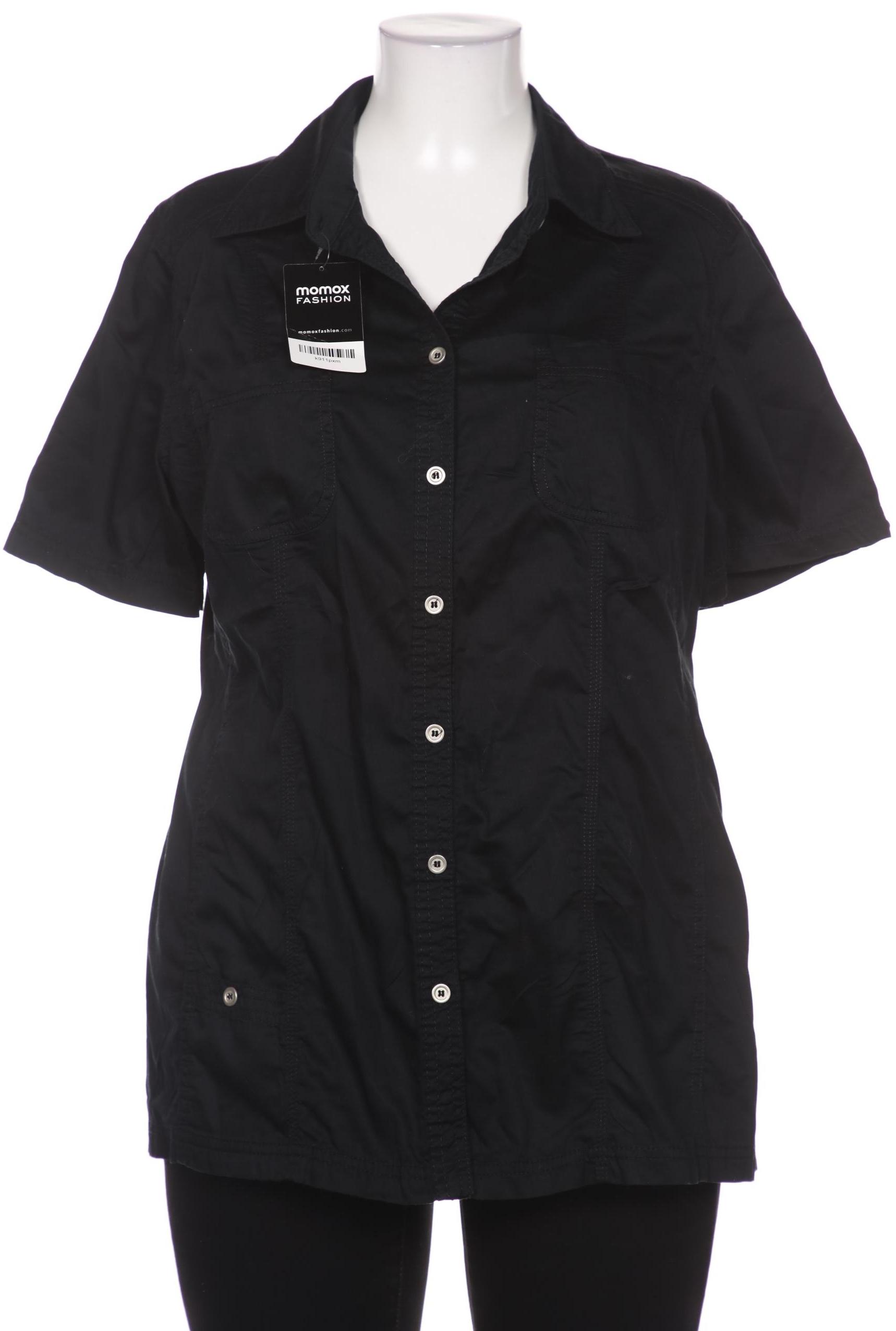 

Ulla Popken Damen Bluse, schwarz, Gr. 44