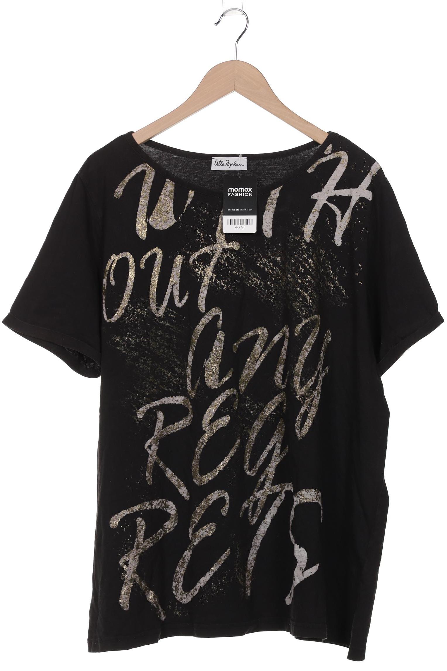 

Ulla Popken Damen T-Shirt, schwarz, Gr. 50