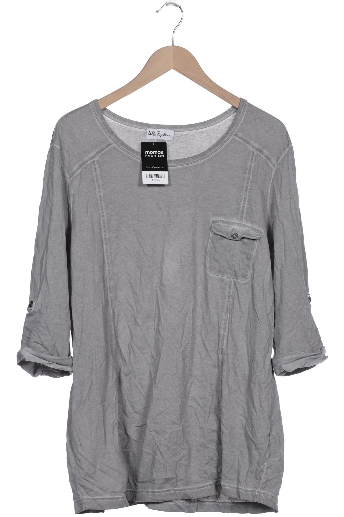 

Ulla Popken Damen Langarmshirt, grau