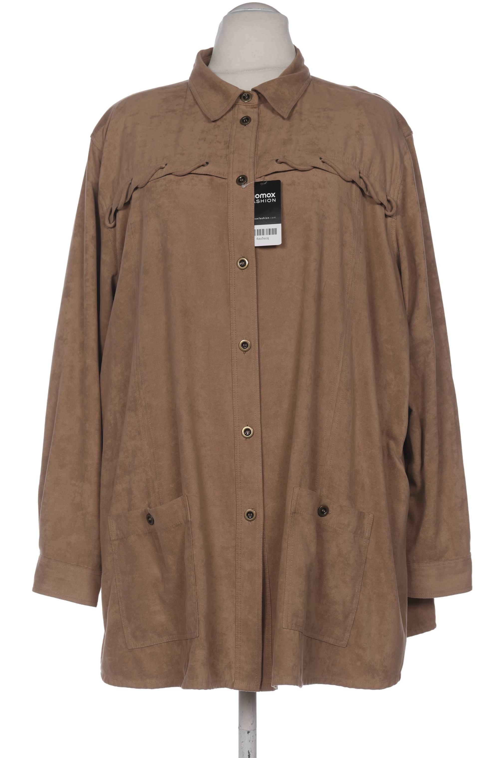 

Ulla Popken Damen Bluse, beige, Gr. 54