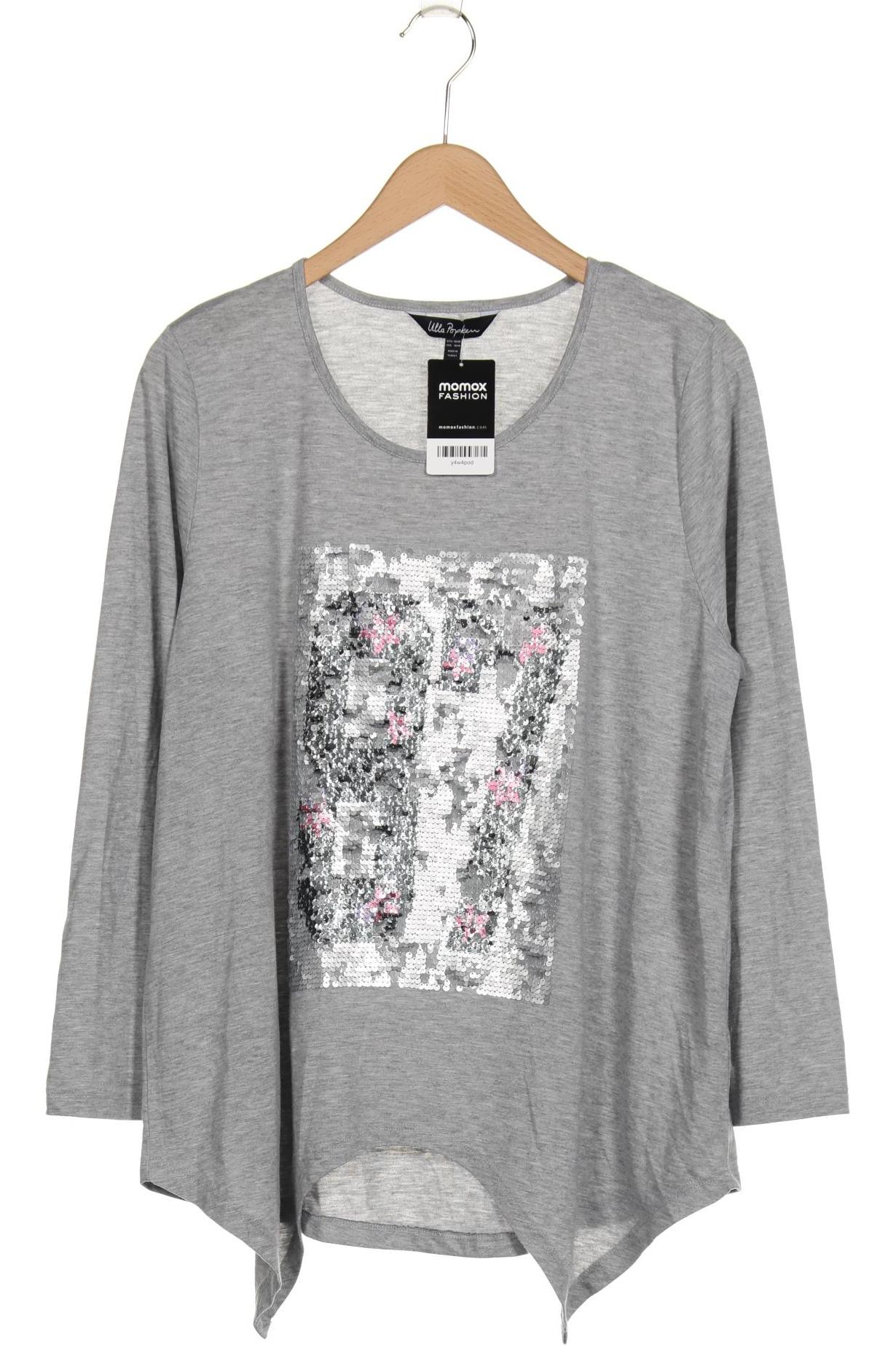 

Ulla Popken Damen Langarmshirt, grau