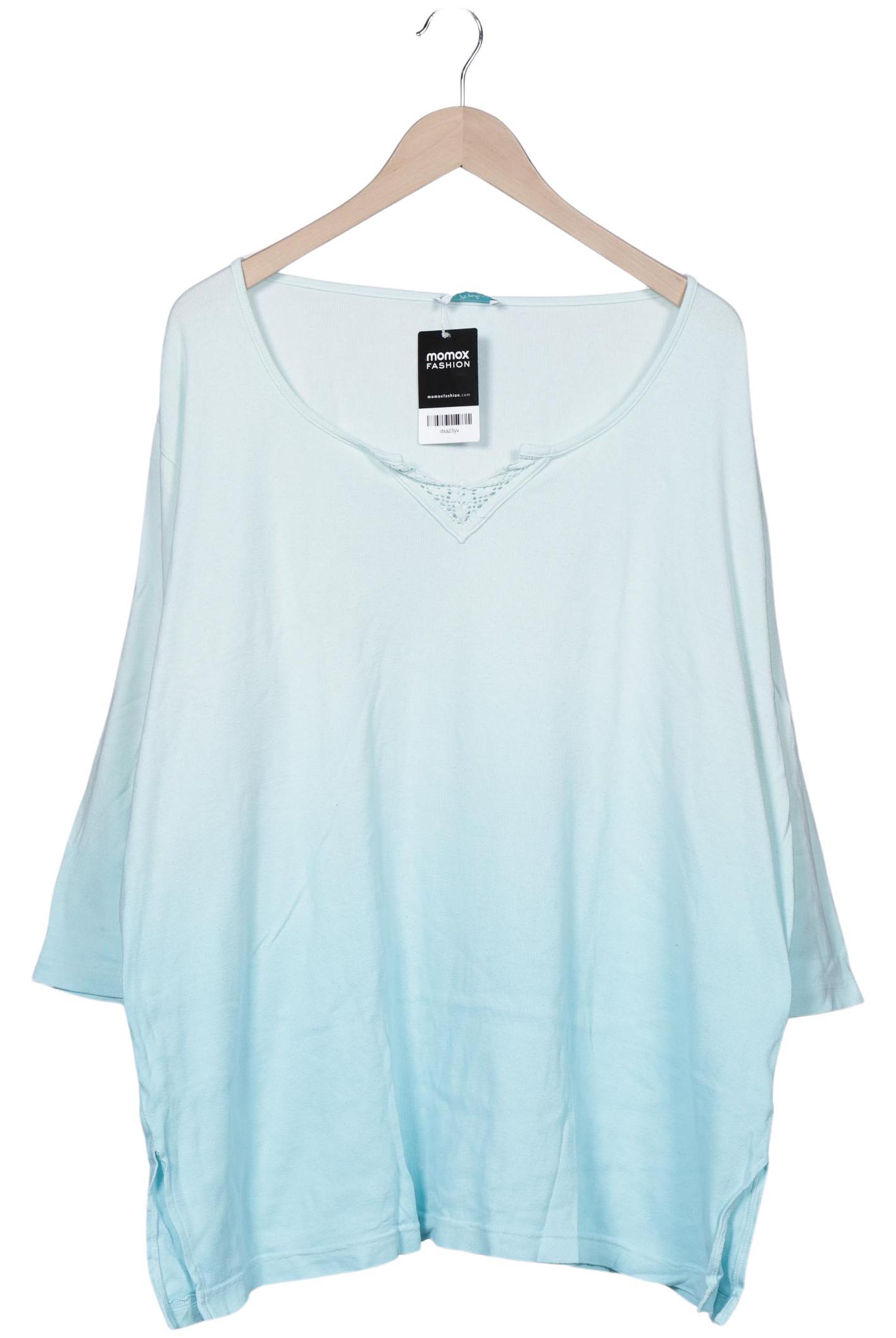 

Ulla Popken Damen Langarmshirt, blau, Gr. 46