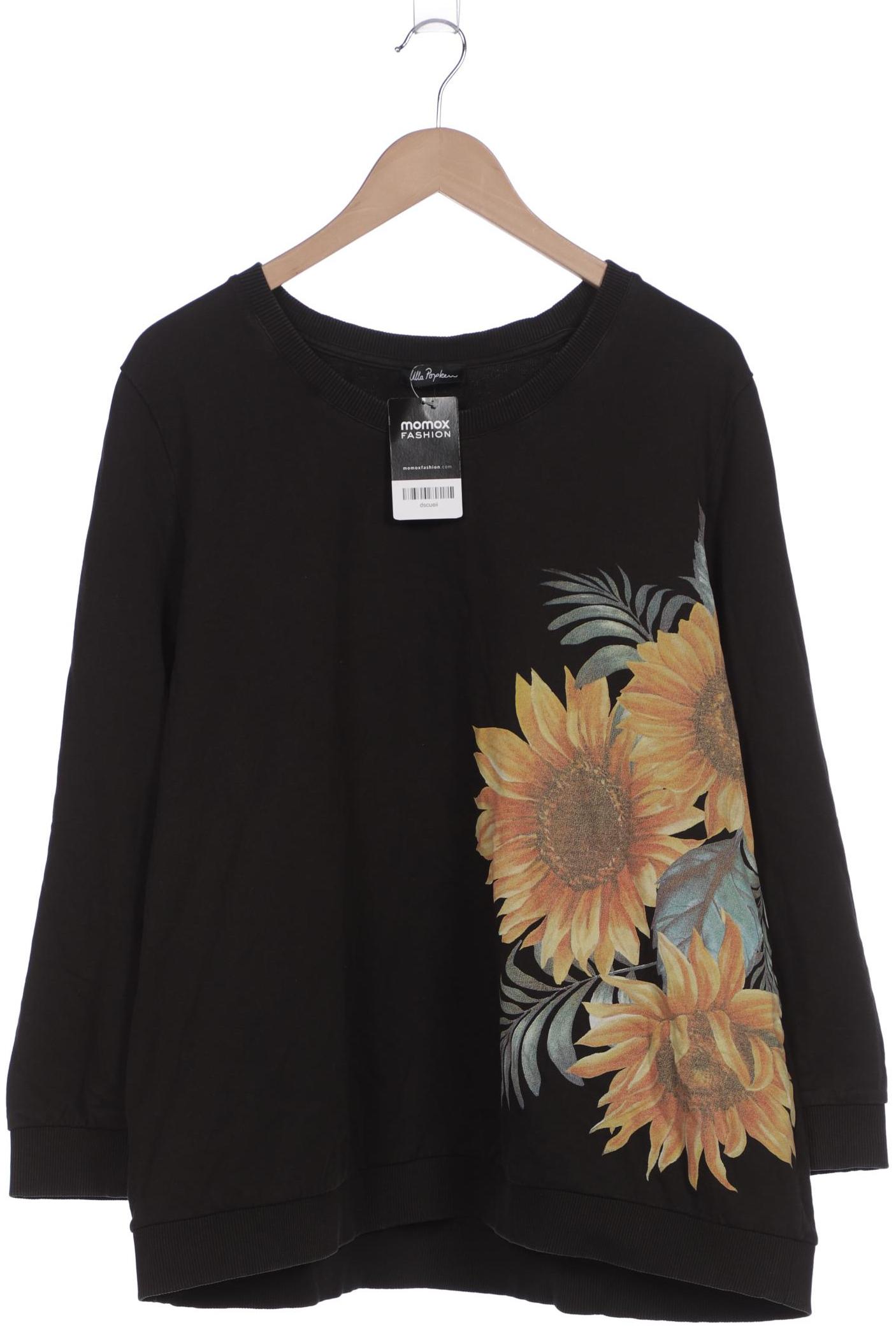 

Ulla Popken Damen Sweatshirt, schwarz, Gr. 48