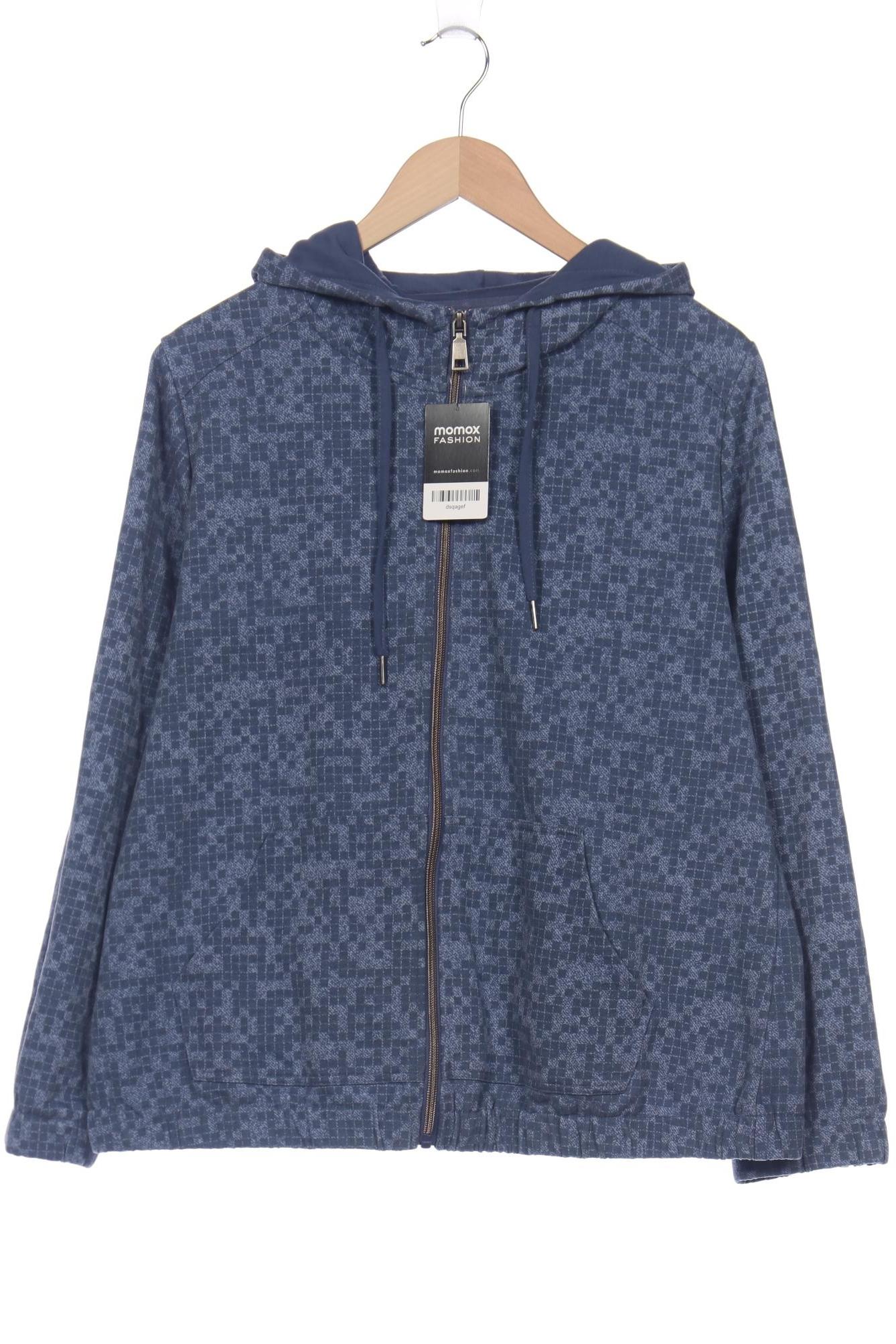 

Ulla Popken Damen Kapuzenpullover, blau, Gr. 42