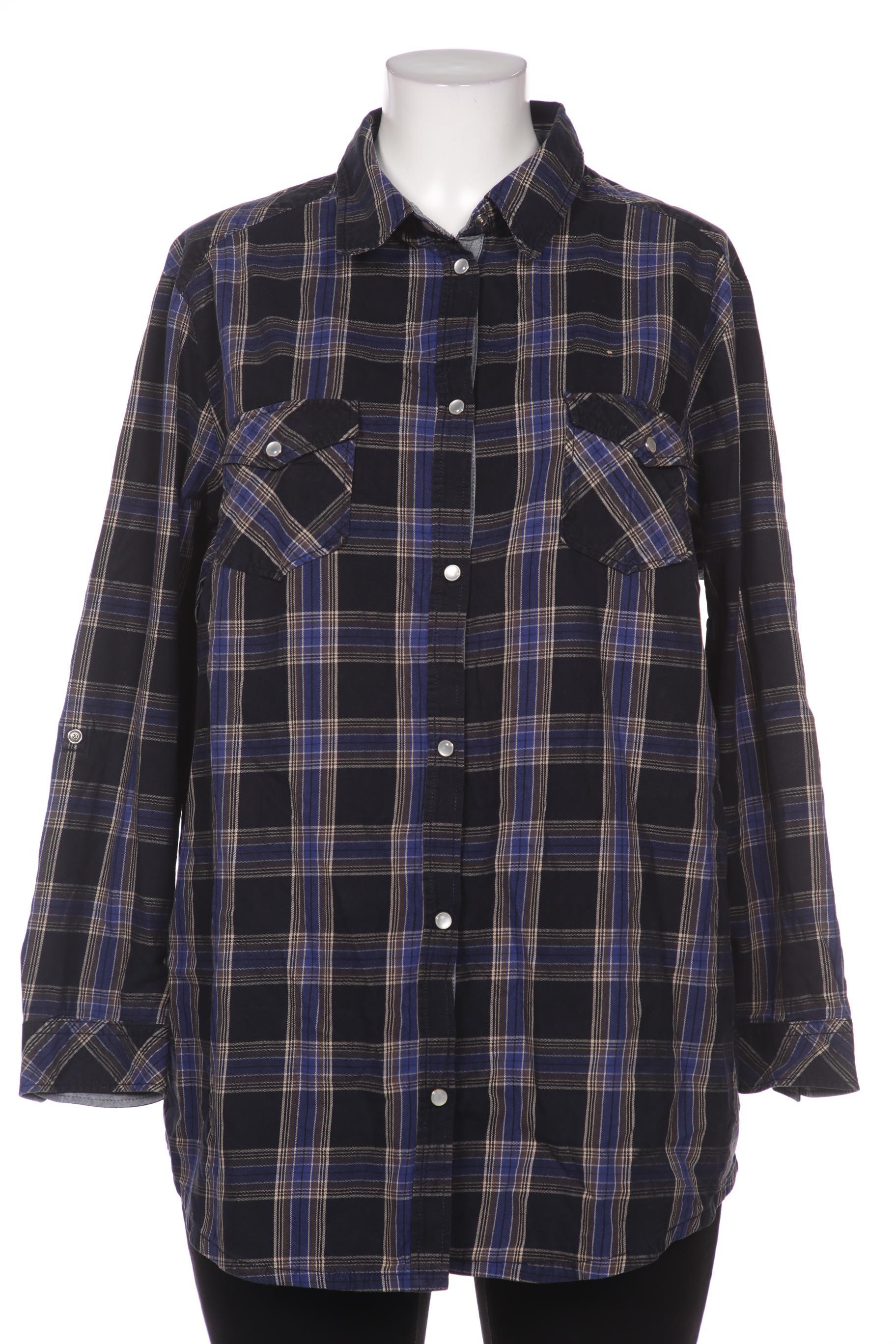 

Ulla Popken Damen Bluse, marineblau, Gr. 46