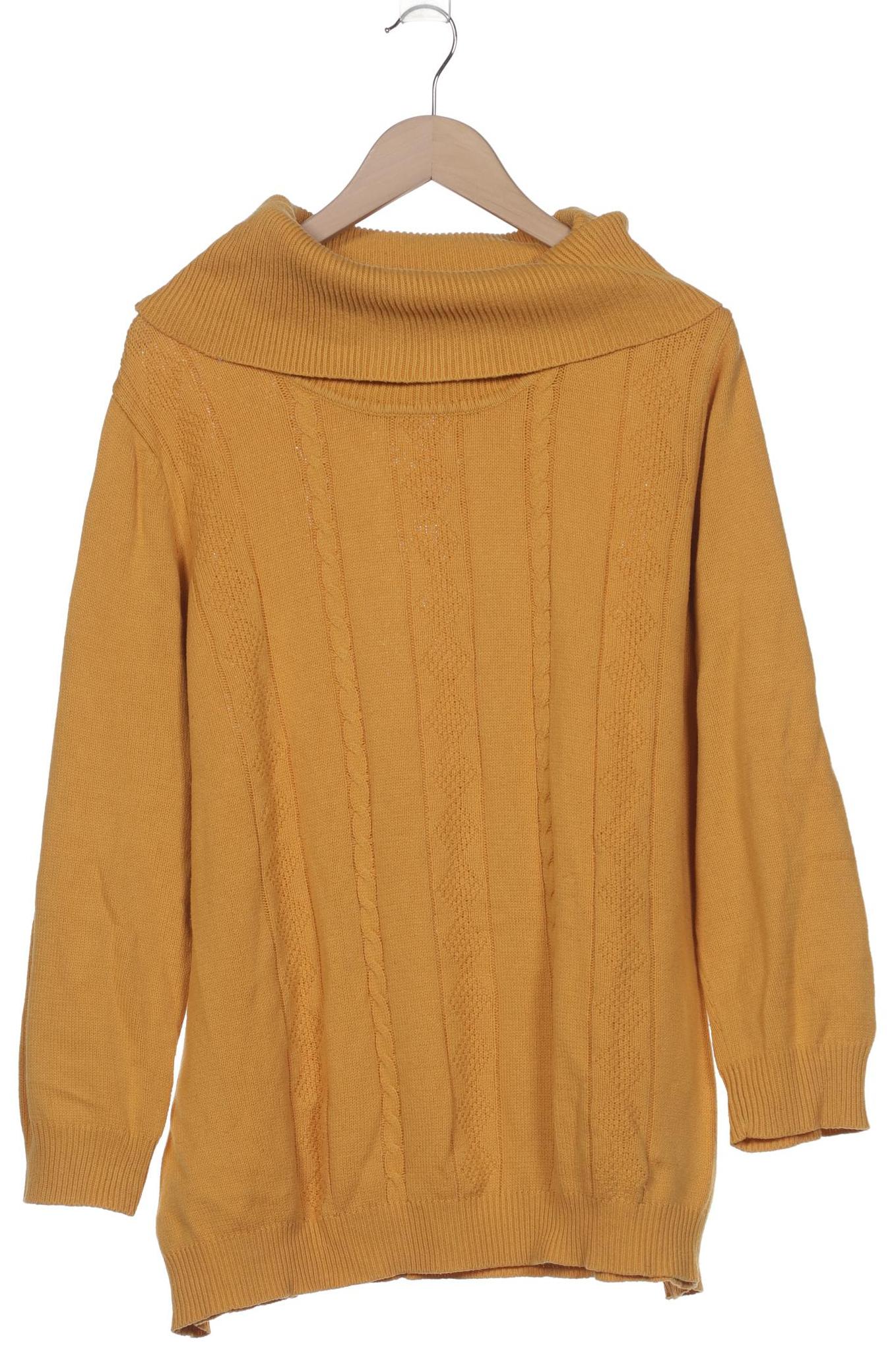 

Ulla Popken Damen Pullover, gelb, Gr. 46