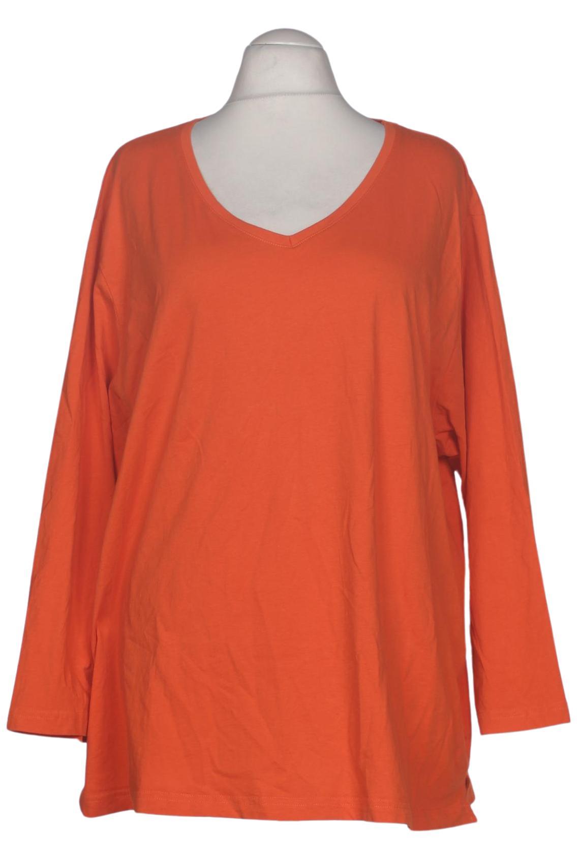 

Ulla Popken Damen Langarmshirt, orange, Gr. 54