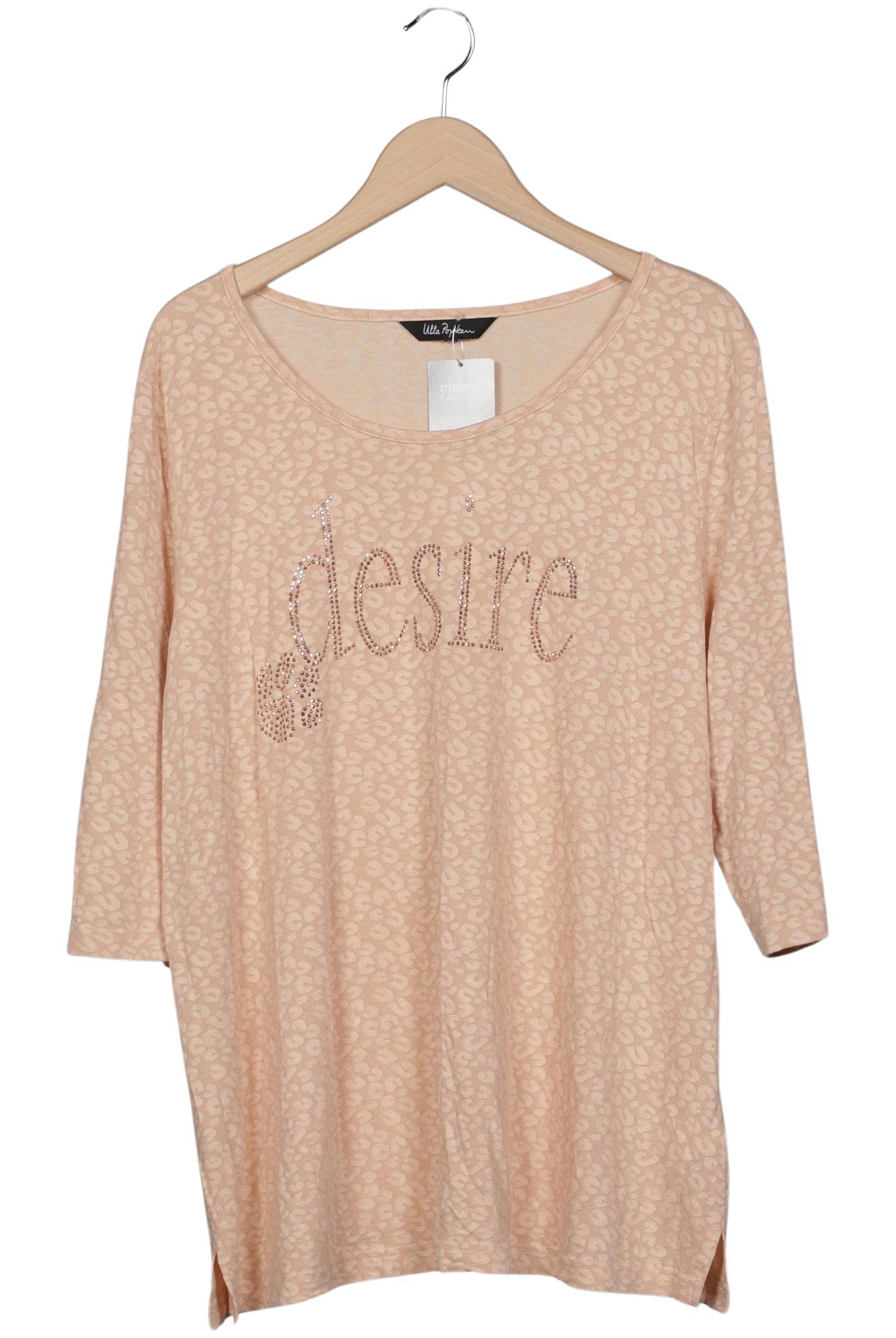 

Ulla Popken Damen Langarmshirt, beige, Gr. 52