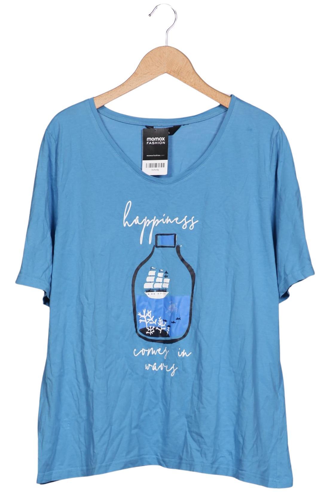 

Ulla Popken Damen T-Shirt, hellblau, Gr. 46