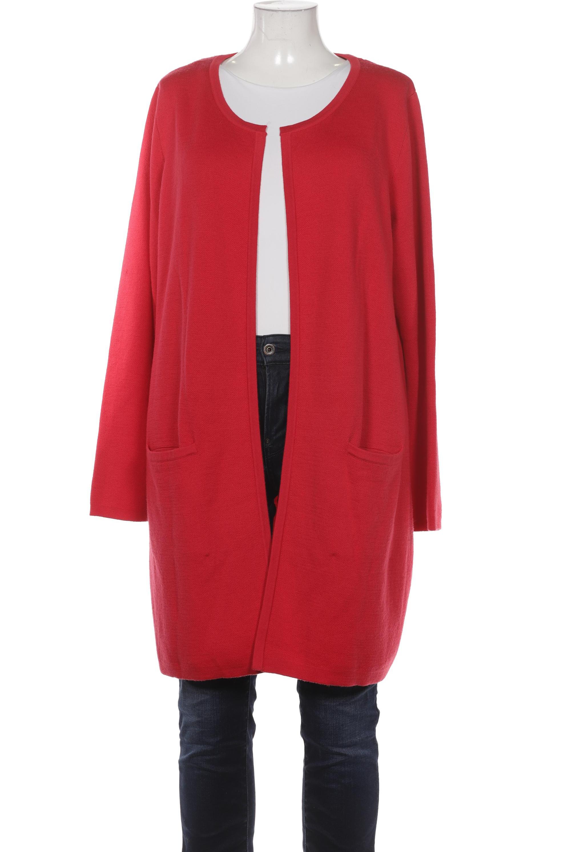 

Ulla Popken Damen Strickjacke, rot, Gr. 46