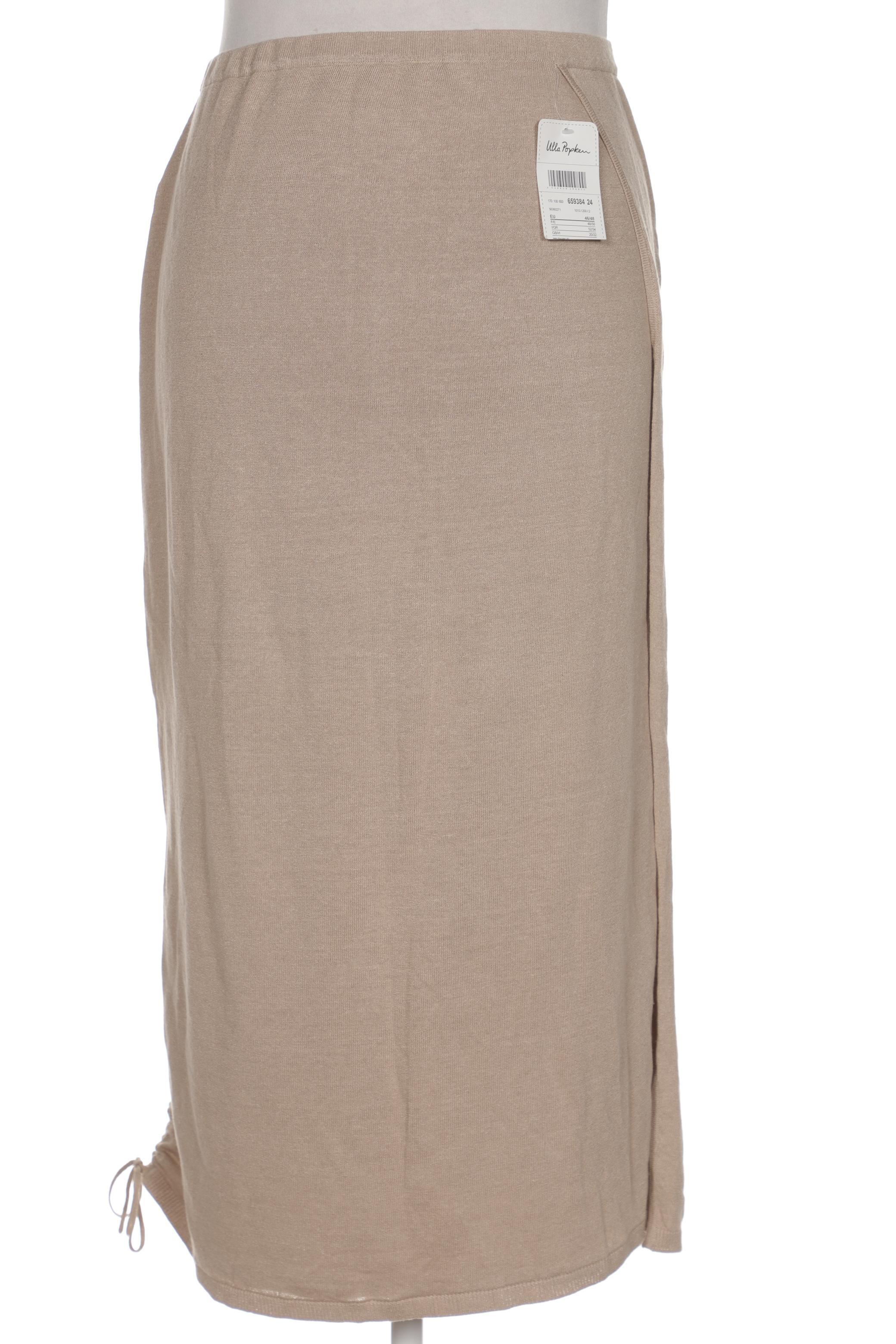 

Ulla Popken Damen Rock, beige, Gr. 46