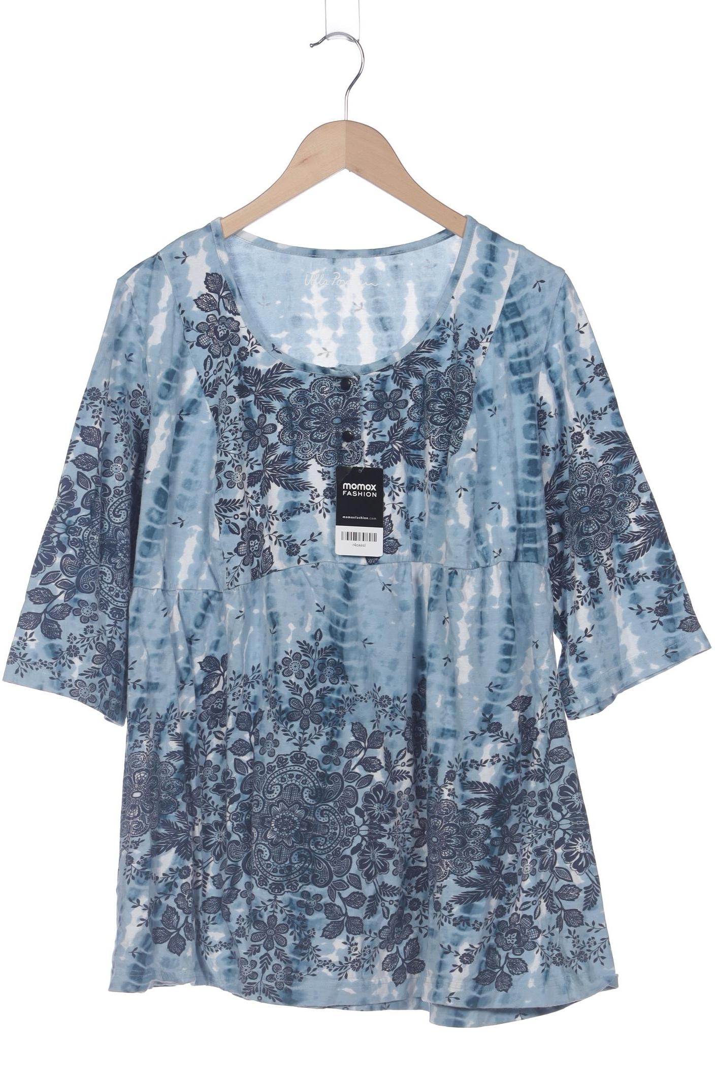 

Ulla Popken Damen Langarmshirt, blau, Gr. 46