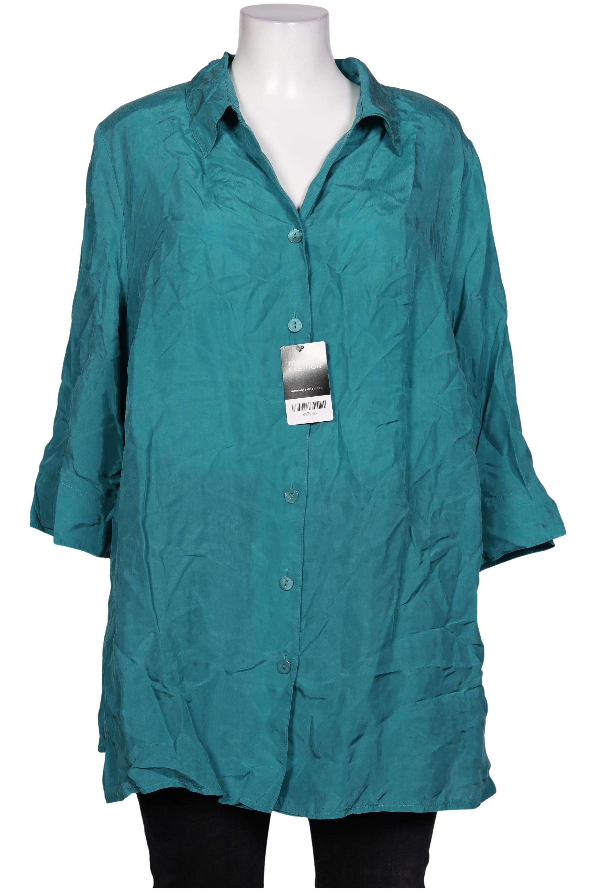 

Ulla Popken Damen Bluse, türkis, Gr. 50