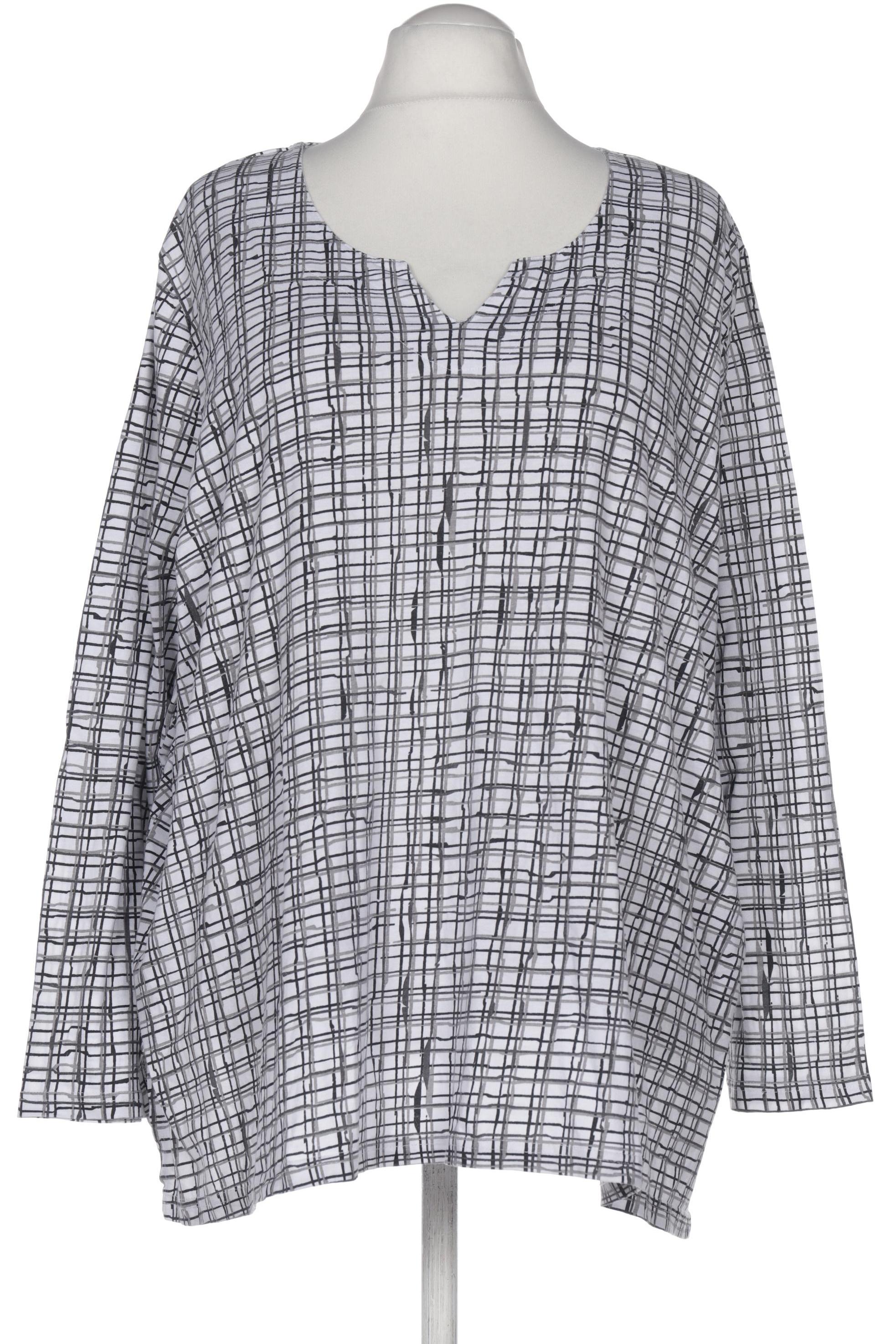 

Ulla Popken Damen Langarmshirt, grau, Gr. 54