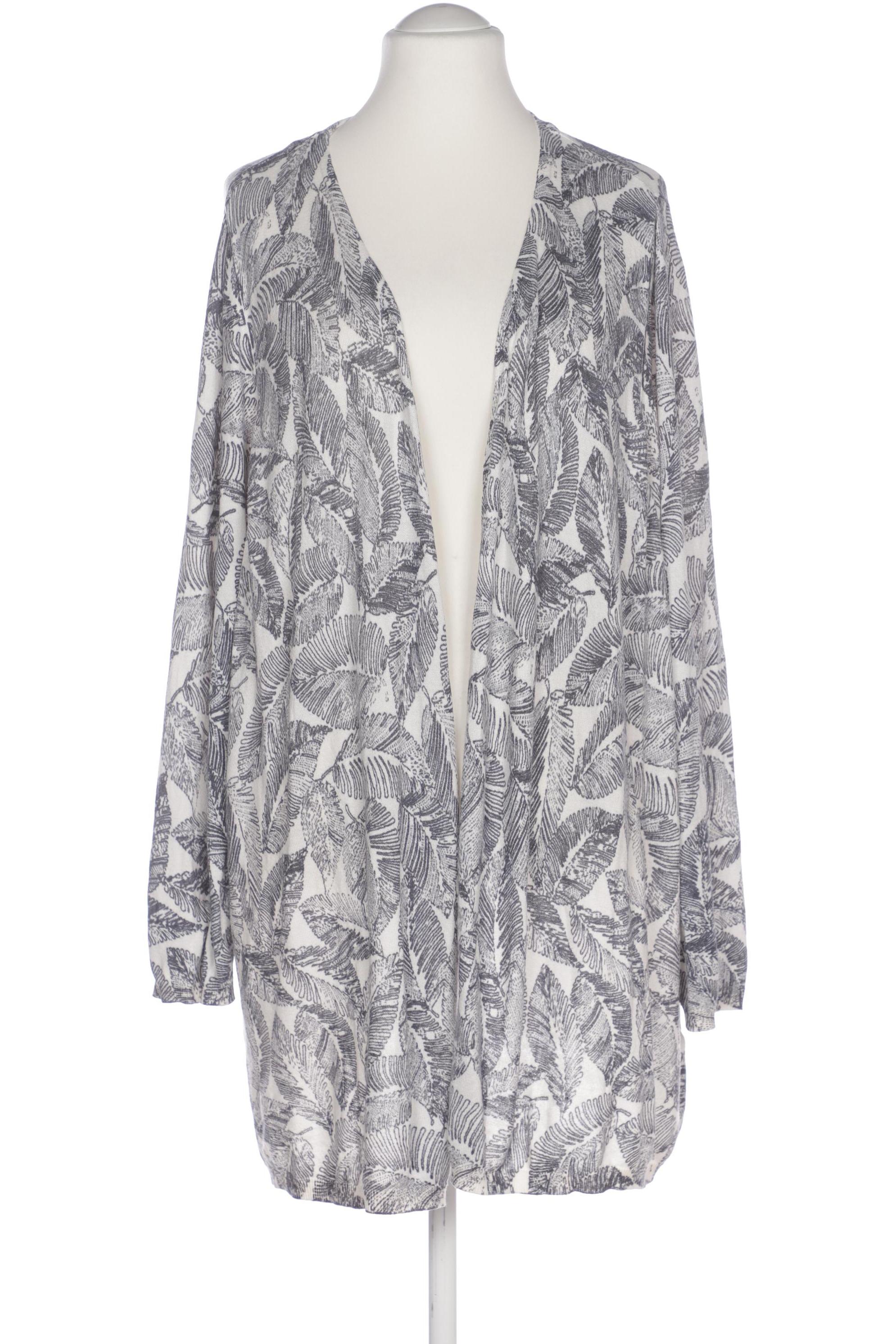 

Ulla Popken Damen Strickjacke, weiß, Gr. 58