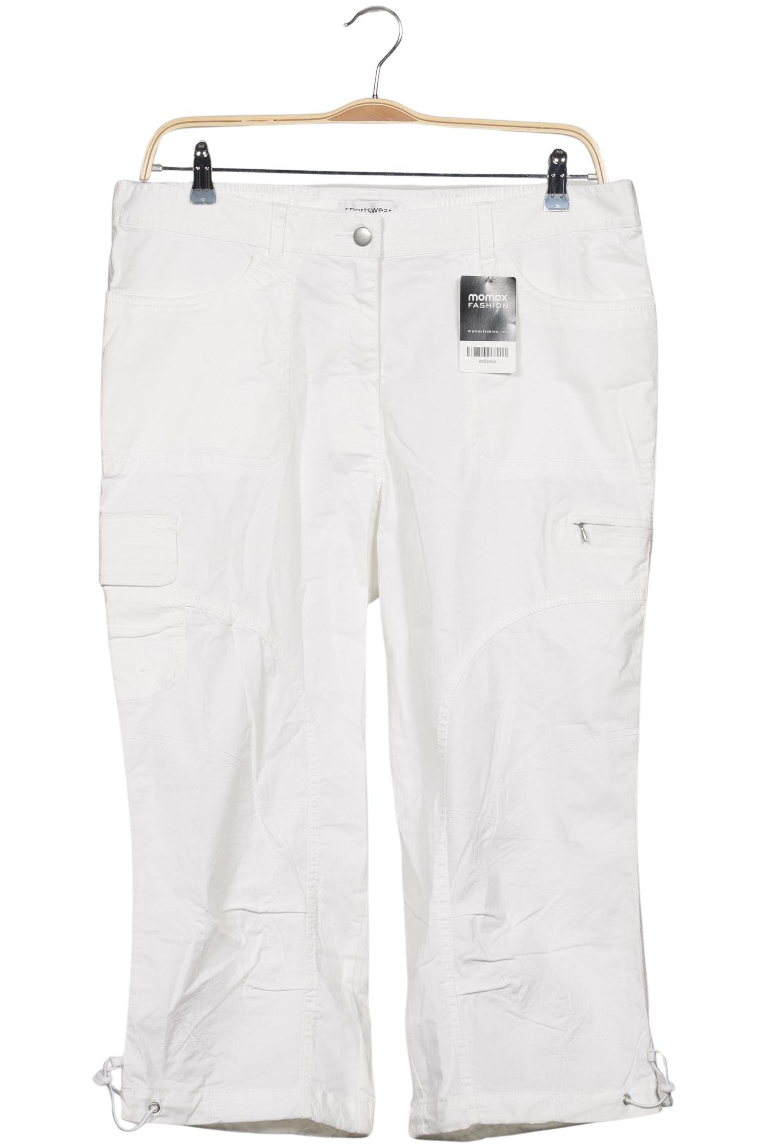 

Ulla Popken Damen Stoffhose, weiß, Gr. 46