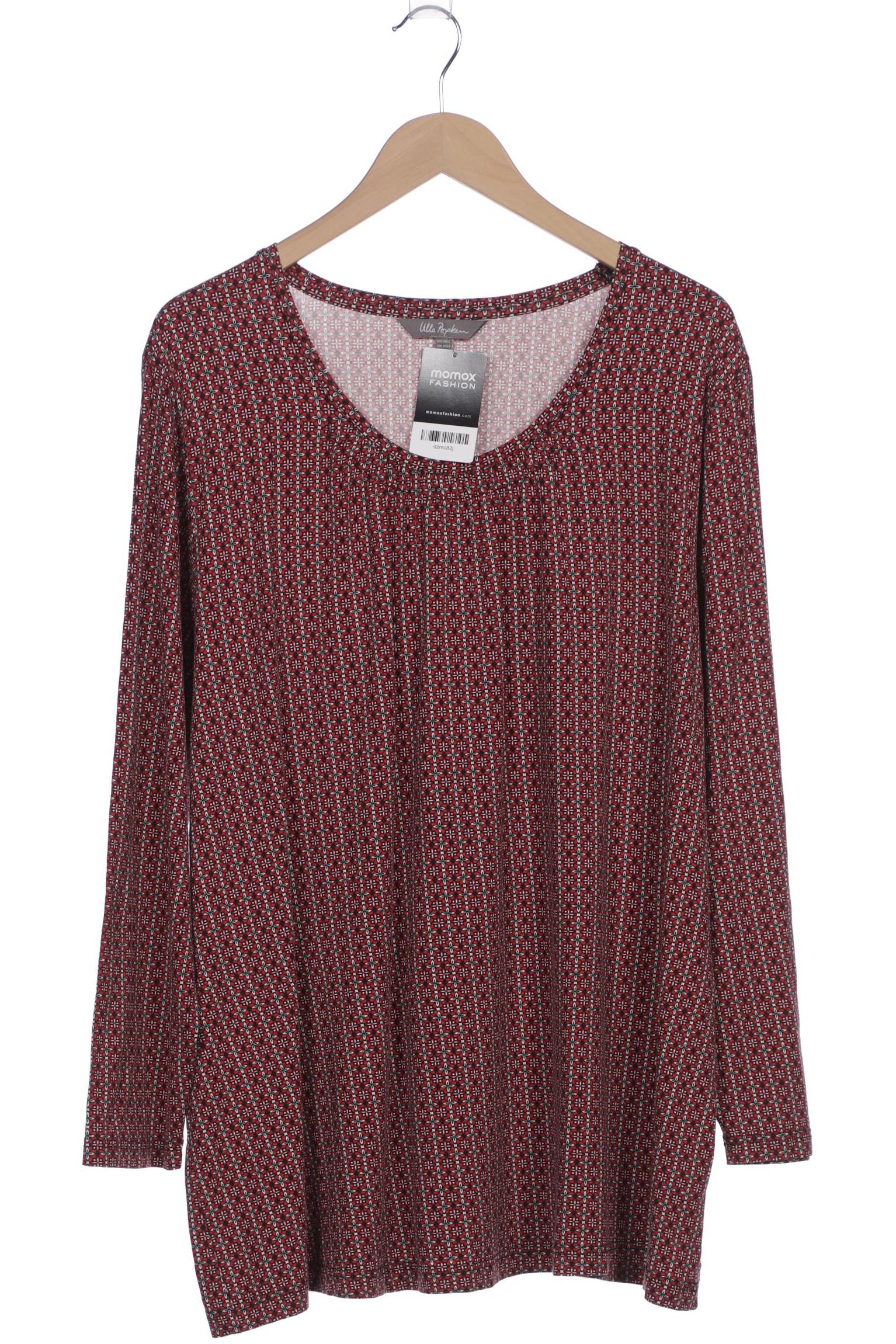 

Ulla Popken Damen Langarmshirt, rot, Gr. 50