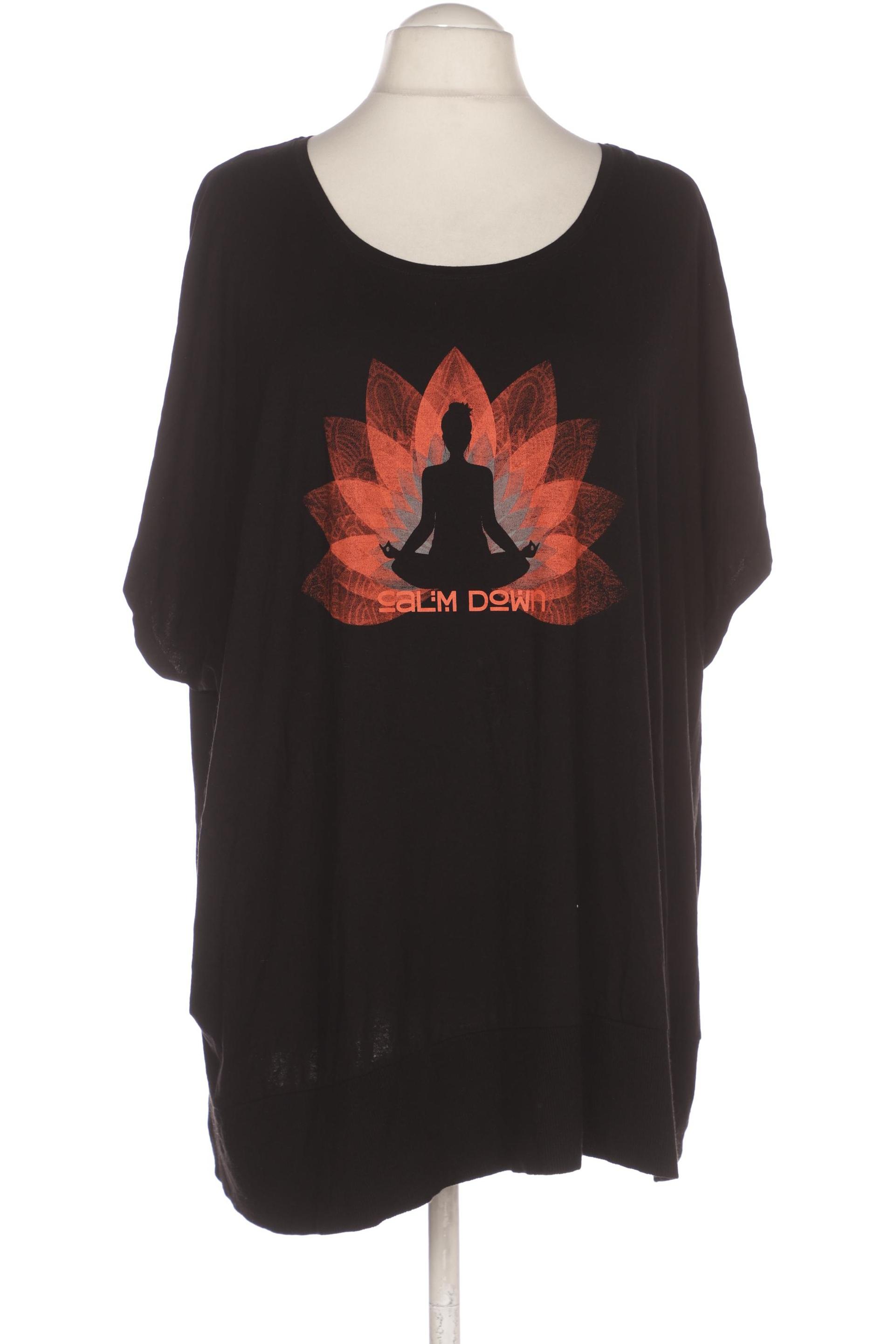 

Ulla Popken Damen T-Shirt, schwarz, Gr. 58