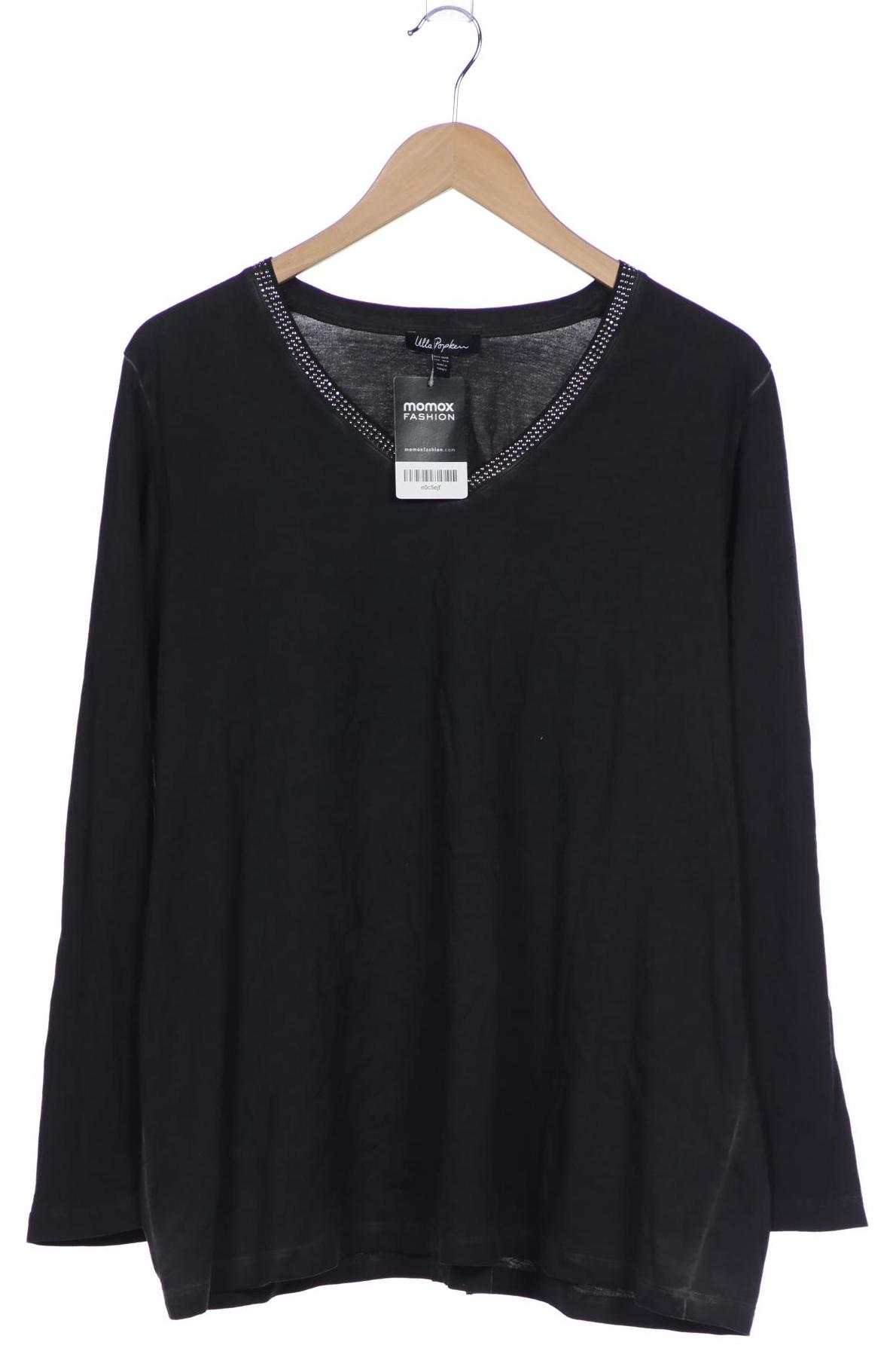 

Ulla Popken Damen Langarmshirt, grau, Gr. 46