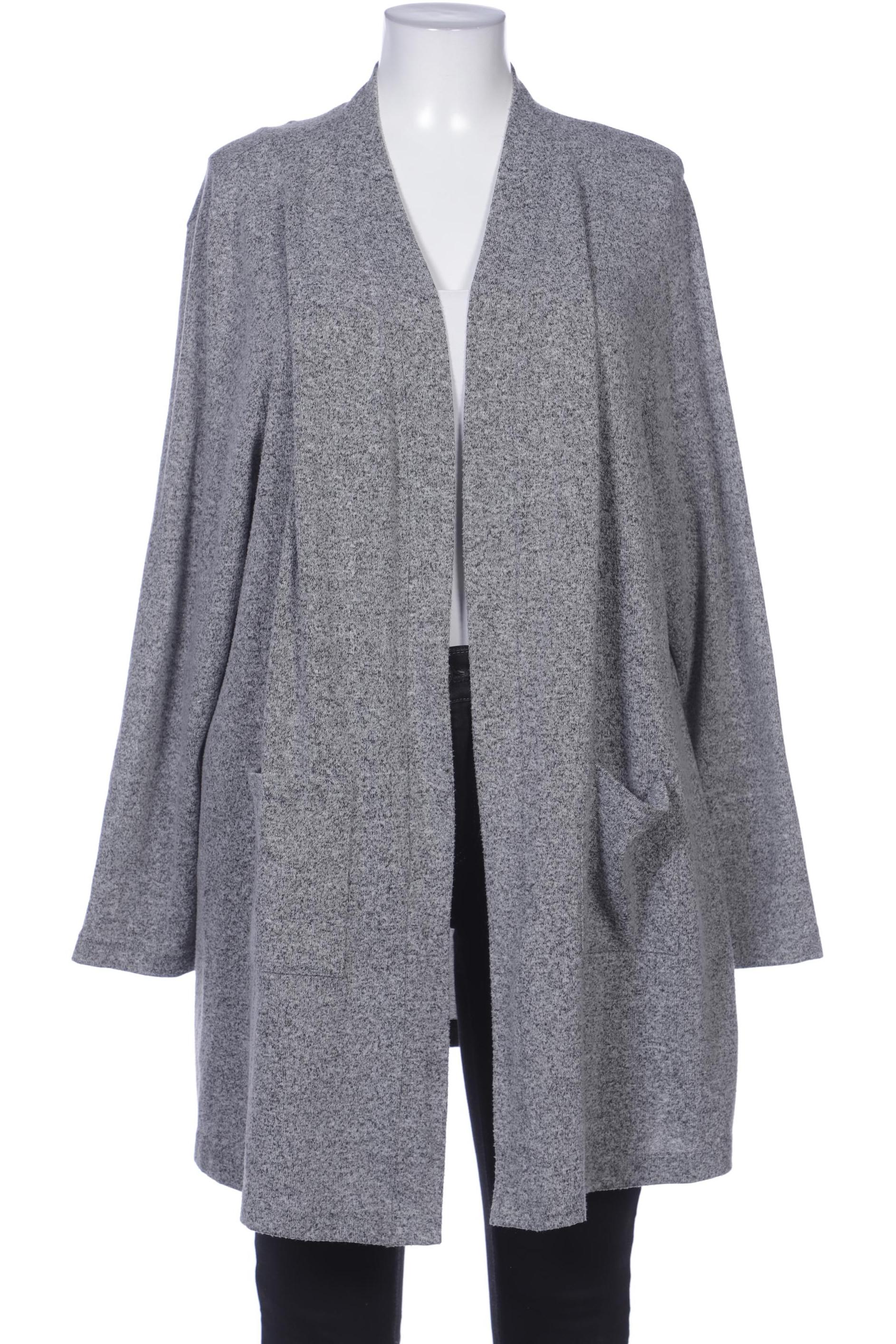 

Ulla Popken Damen Strickjacke, grau, Gr. 48