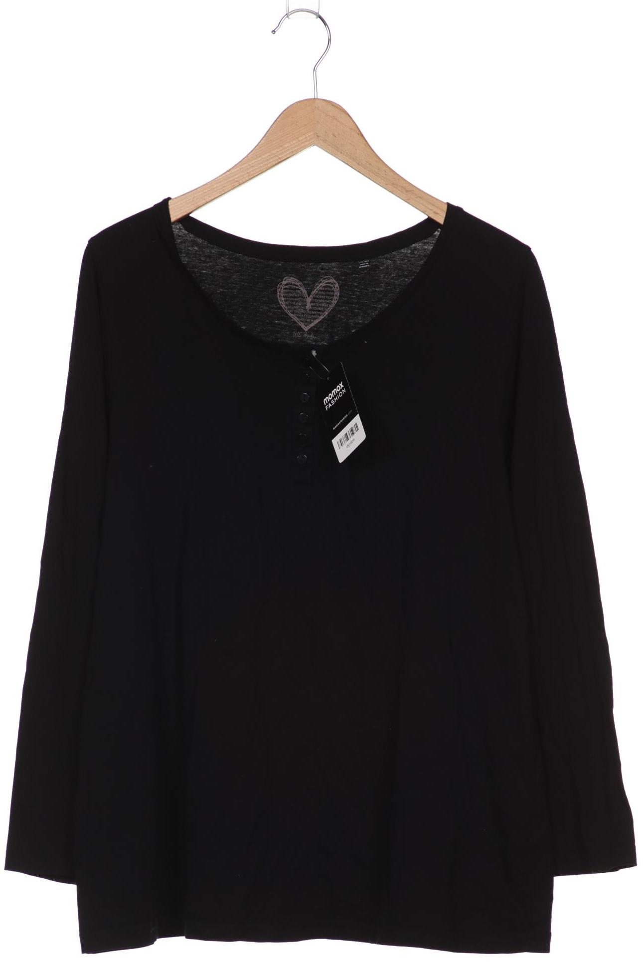 

Ulla Popken Damen Langarmshirt, schwarz
