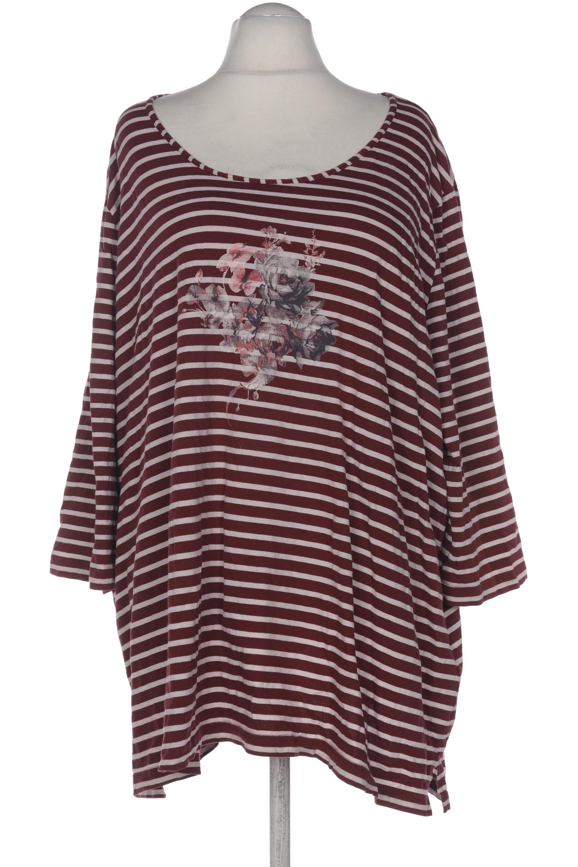 

Ulla Popken Damen Langarmshirt, bordeaux, Gr. 62