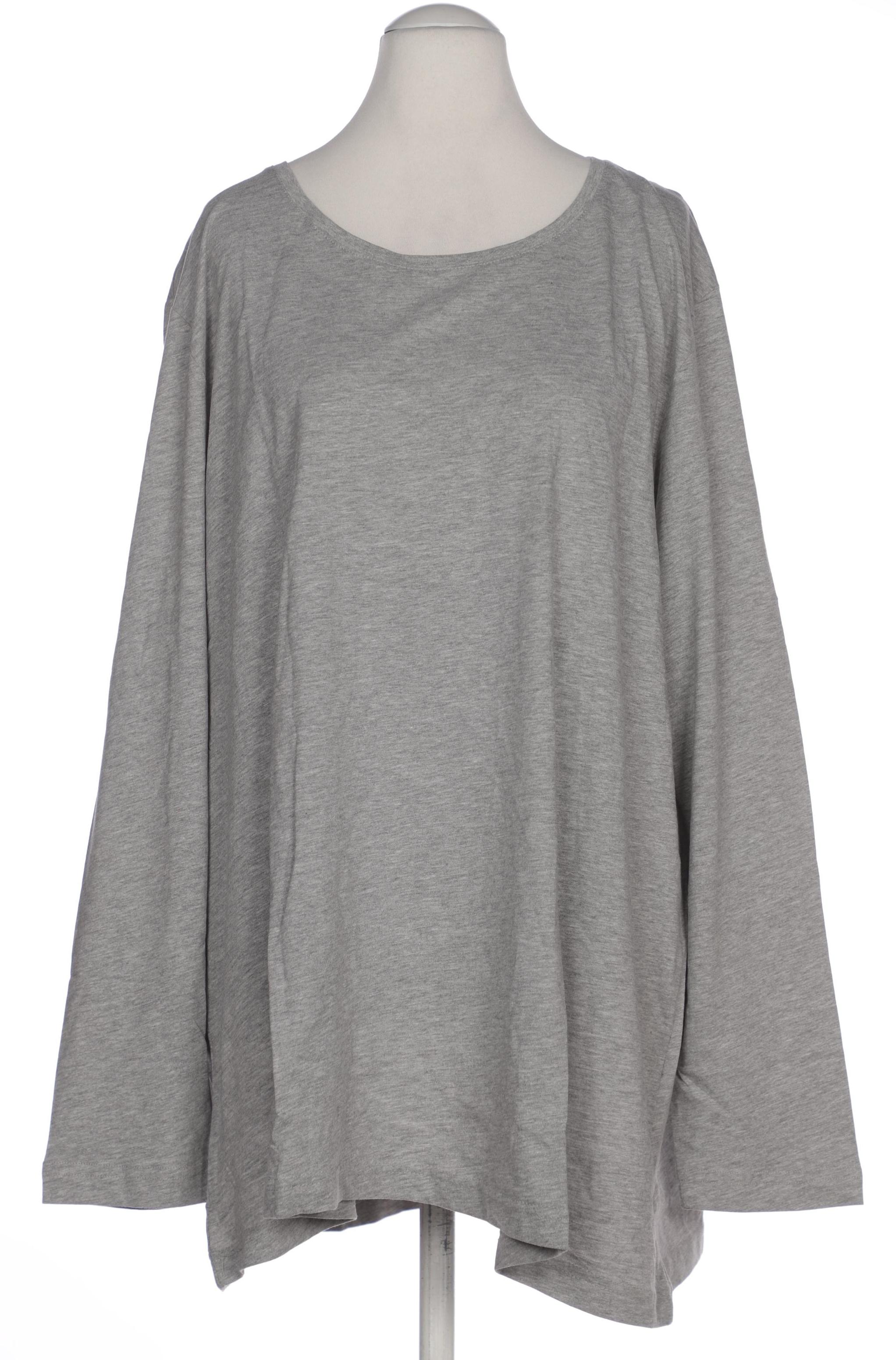 

Ulla Popken Damen Langarmshirt, grau, Gr. 54