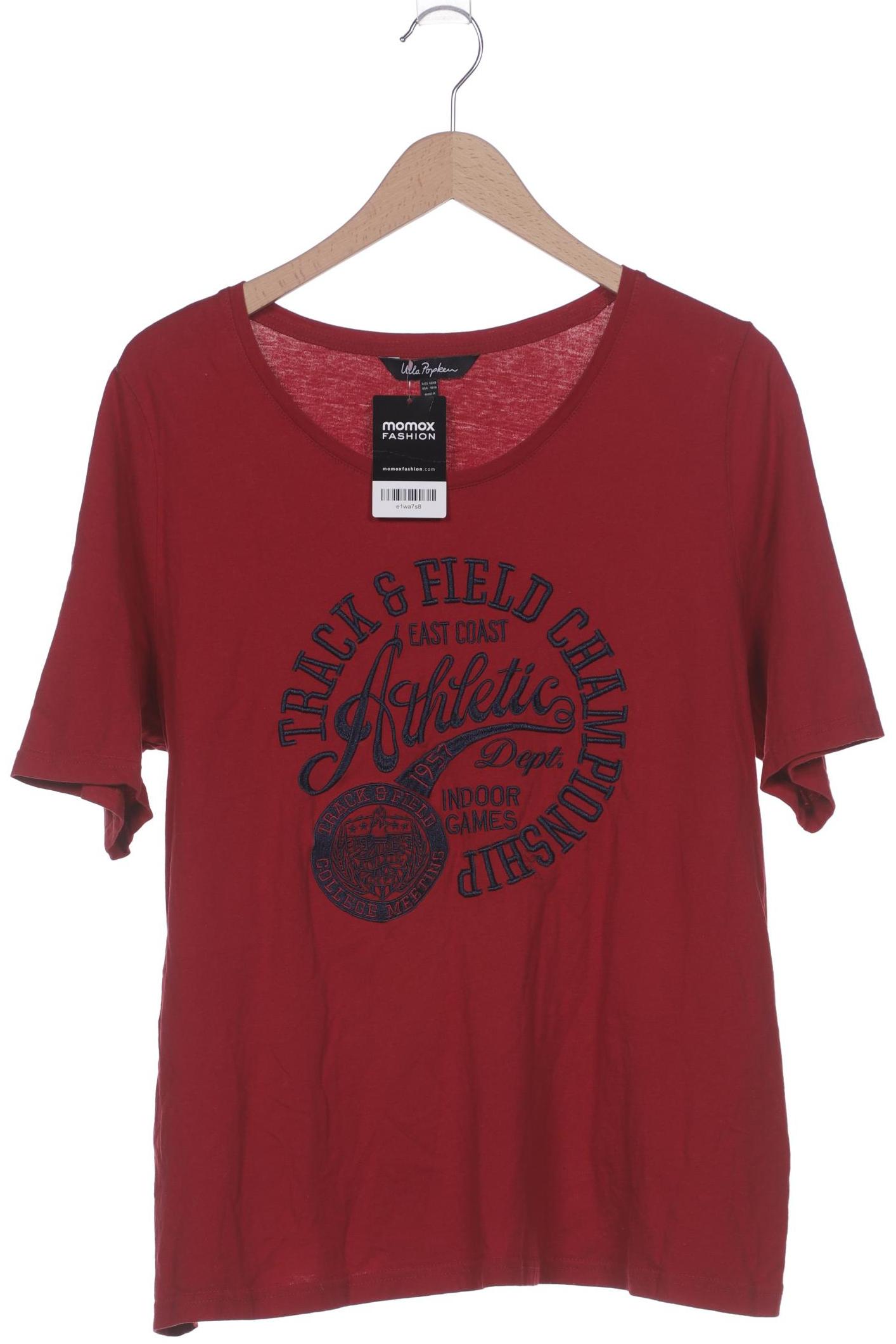 

Ulla Popken Damen T-Shirt, rot, Gr. 46