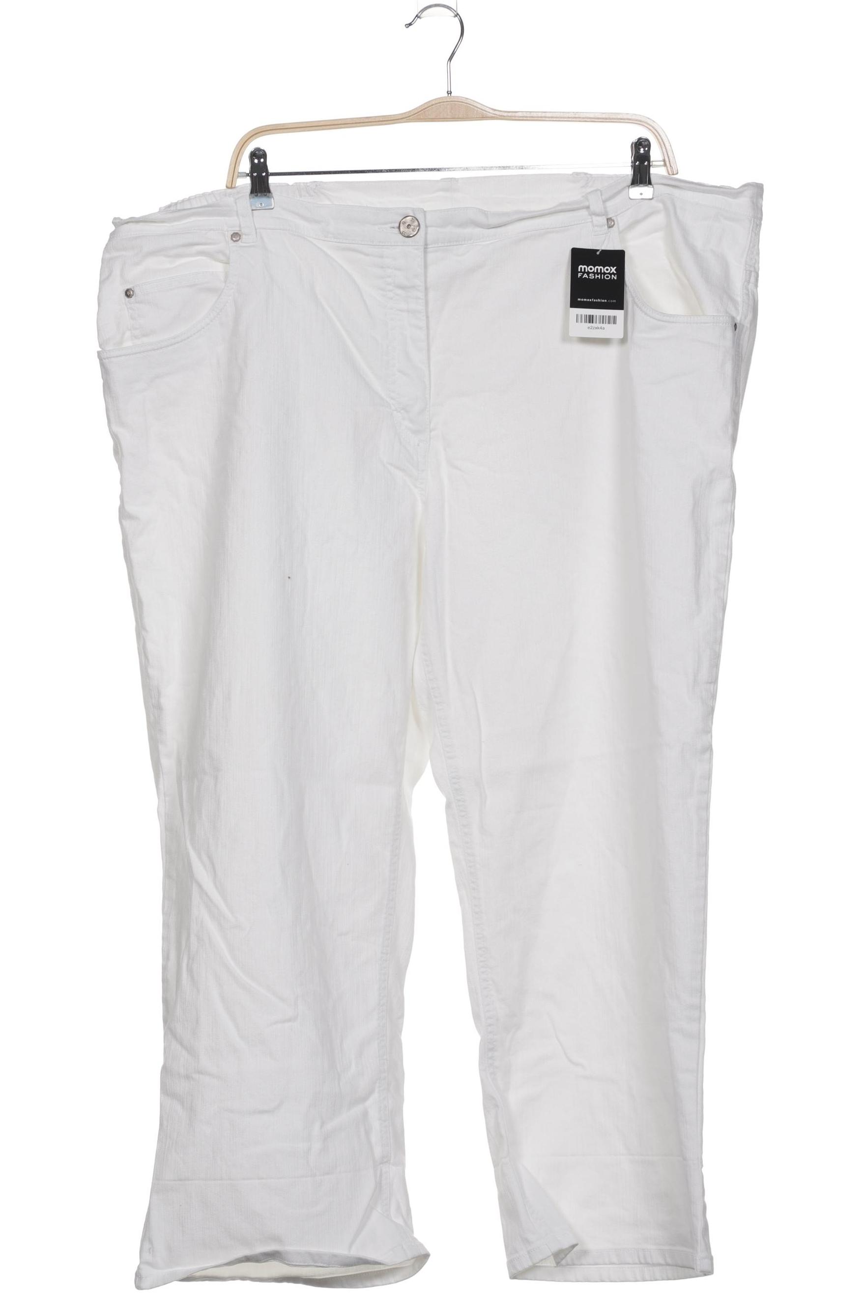 Thumbnail - Ulla Popken Damen Jeans, weiß, Gr. 56