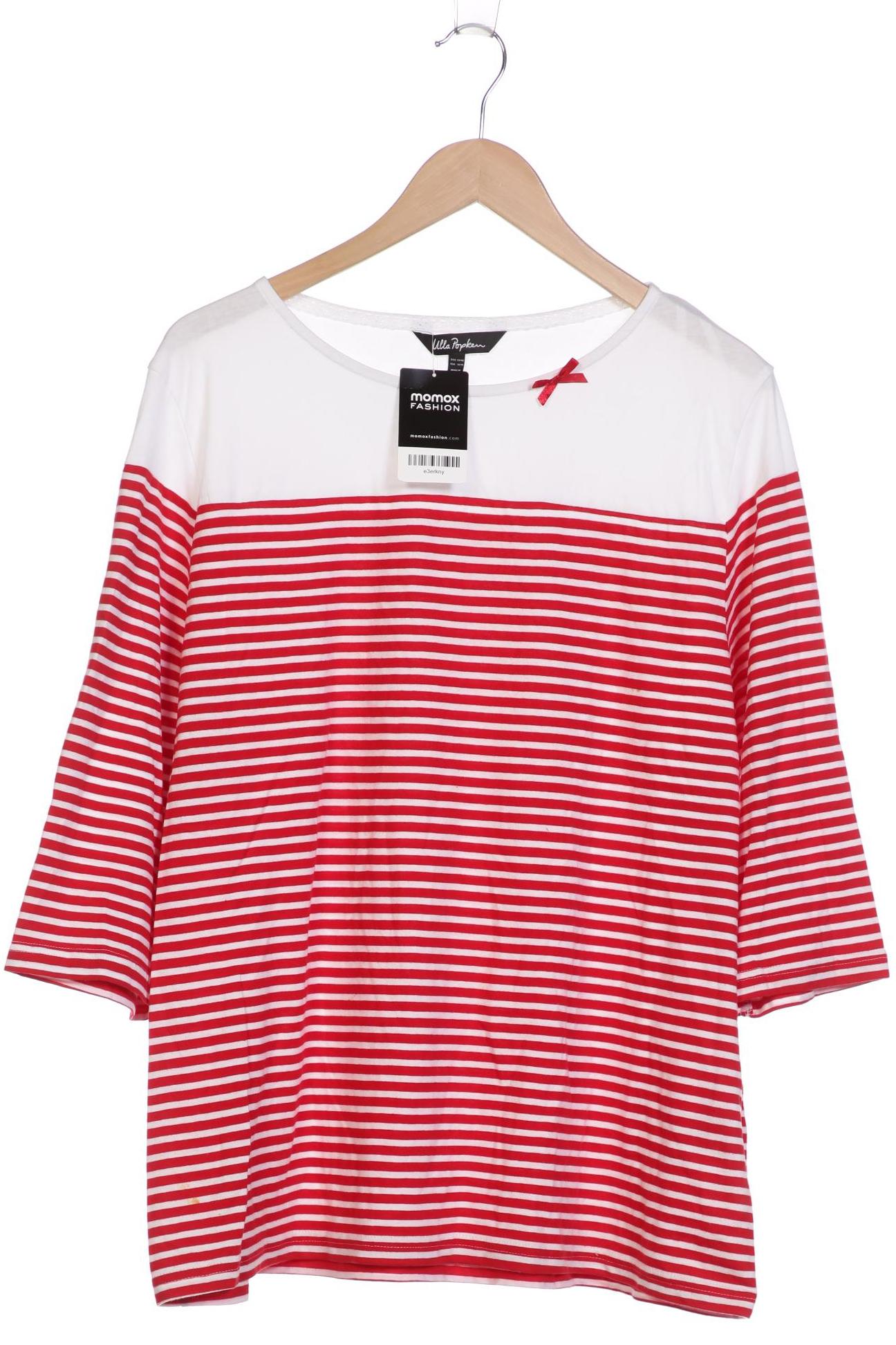 

Ulla Popken Damen Langarmshirt, rot, Gr. 46