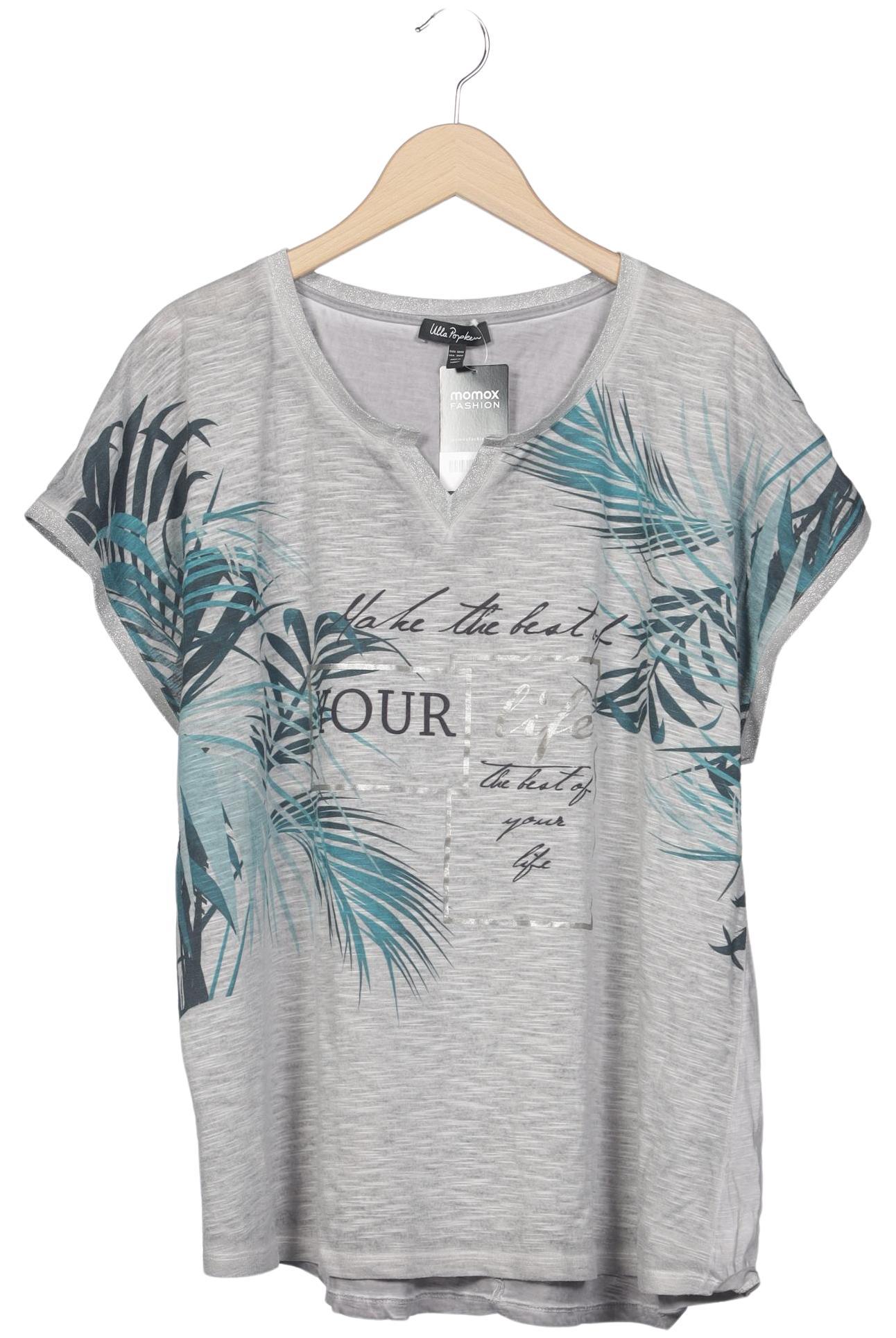 

Ulla Popken Damen T-Shirt, grau, Gr. 50