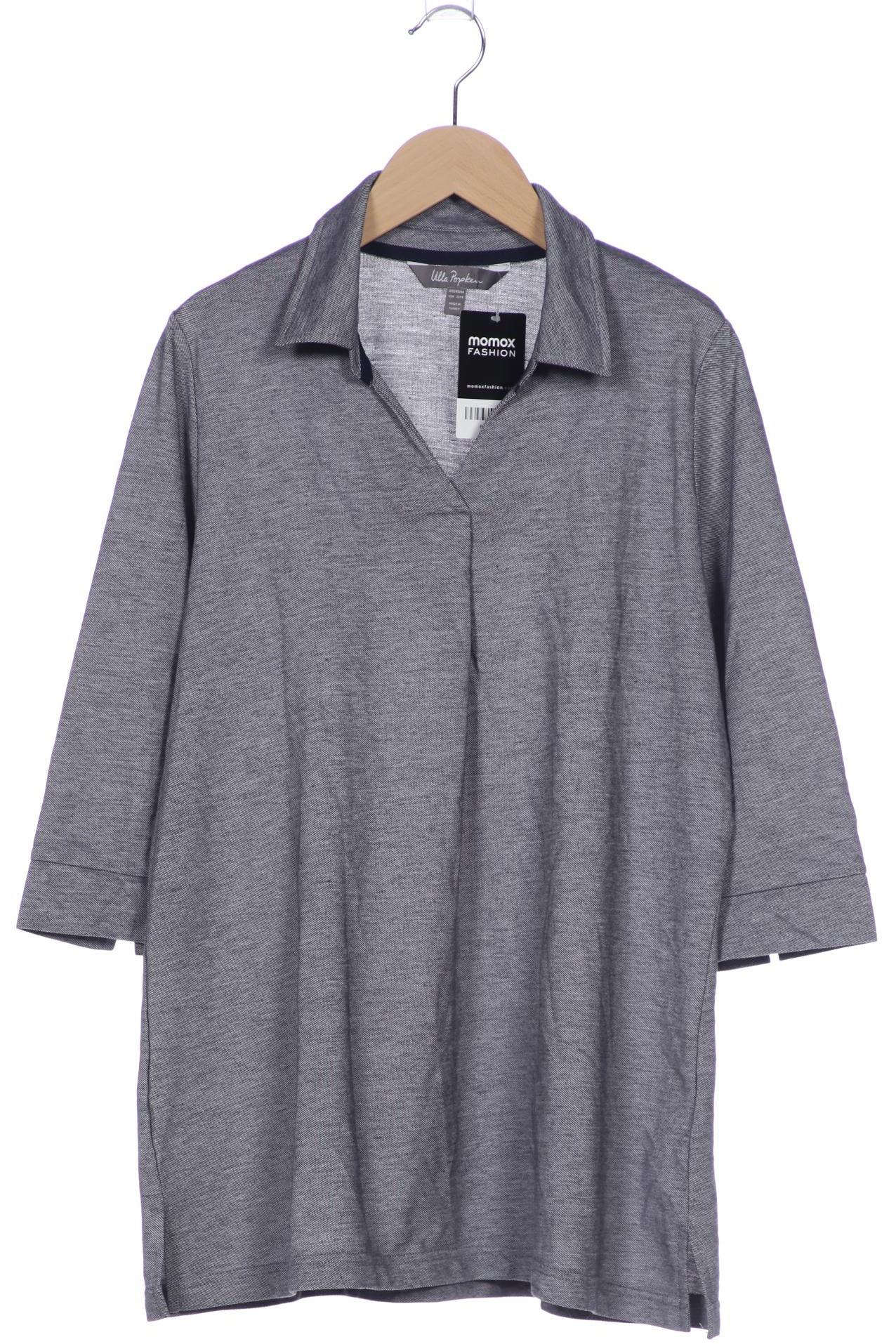 

Ulla Popken Damen Langarmshirt, grau, Gr. 42