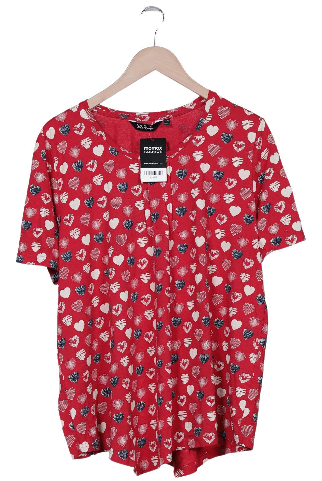 

Ulla Popken Damen T-Shirt, rot, Gr. 46