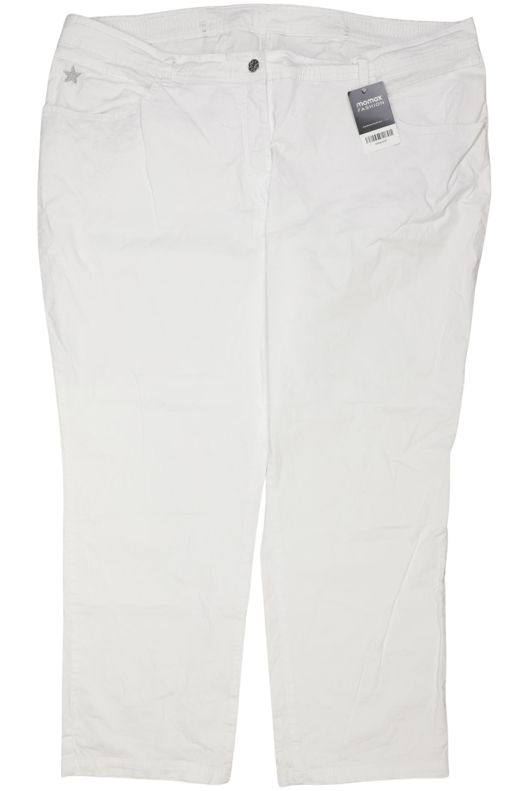 

Ulla Popken Damen Stoffhose, weiß, Gr. 54