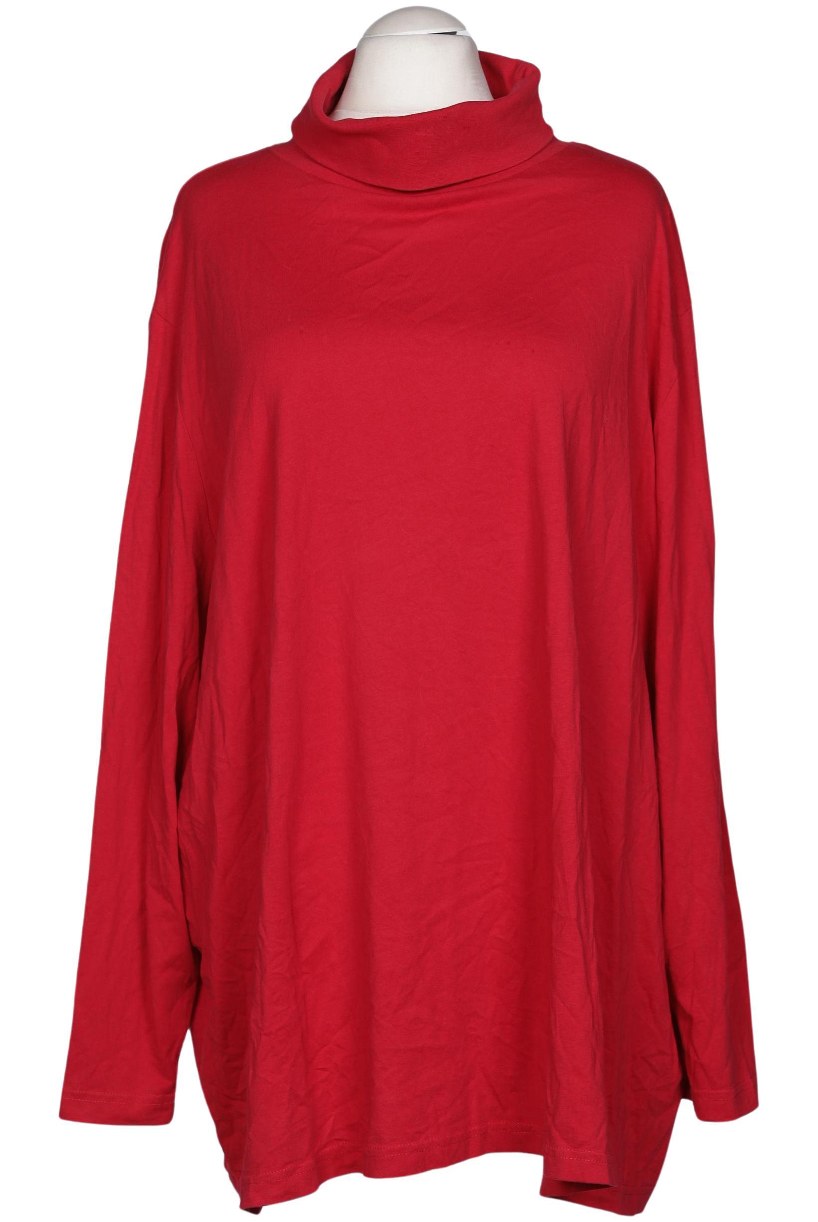 

Ulla Popken Damen Langarmshirt, rot, Gr. 62