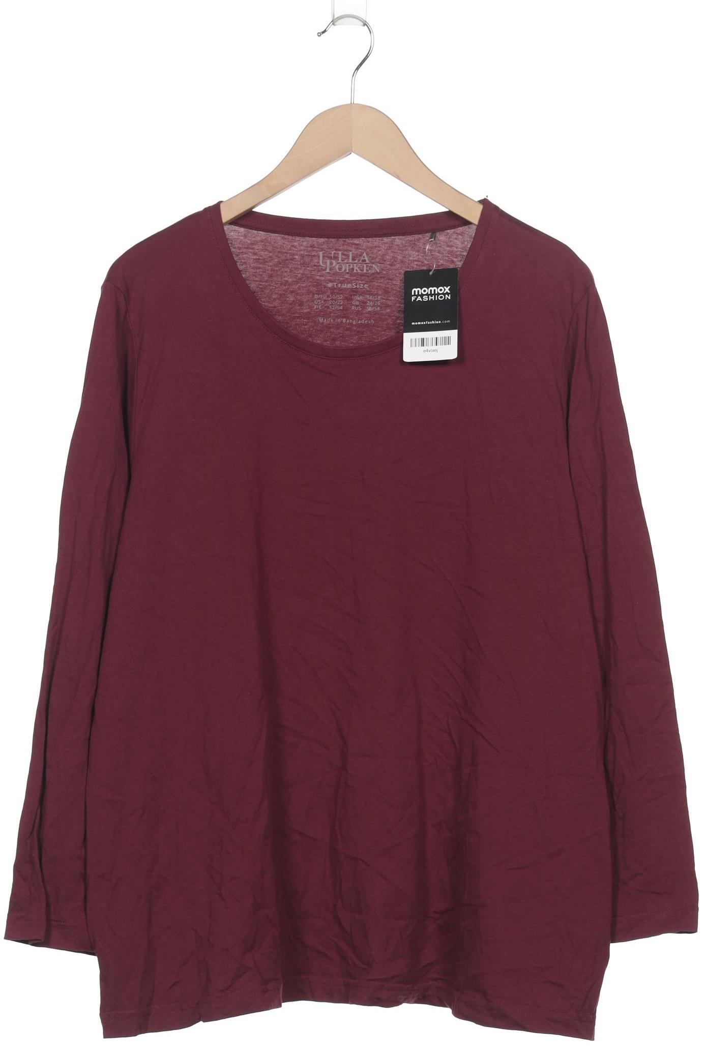 

Ulla Popken Damen Langarmshirt, bordeaux, Gr. 50