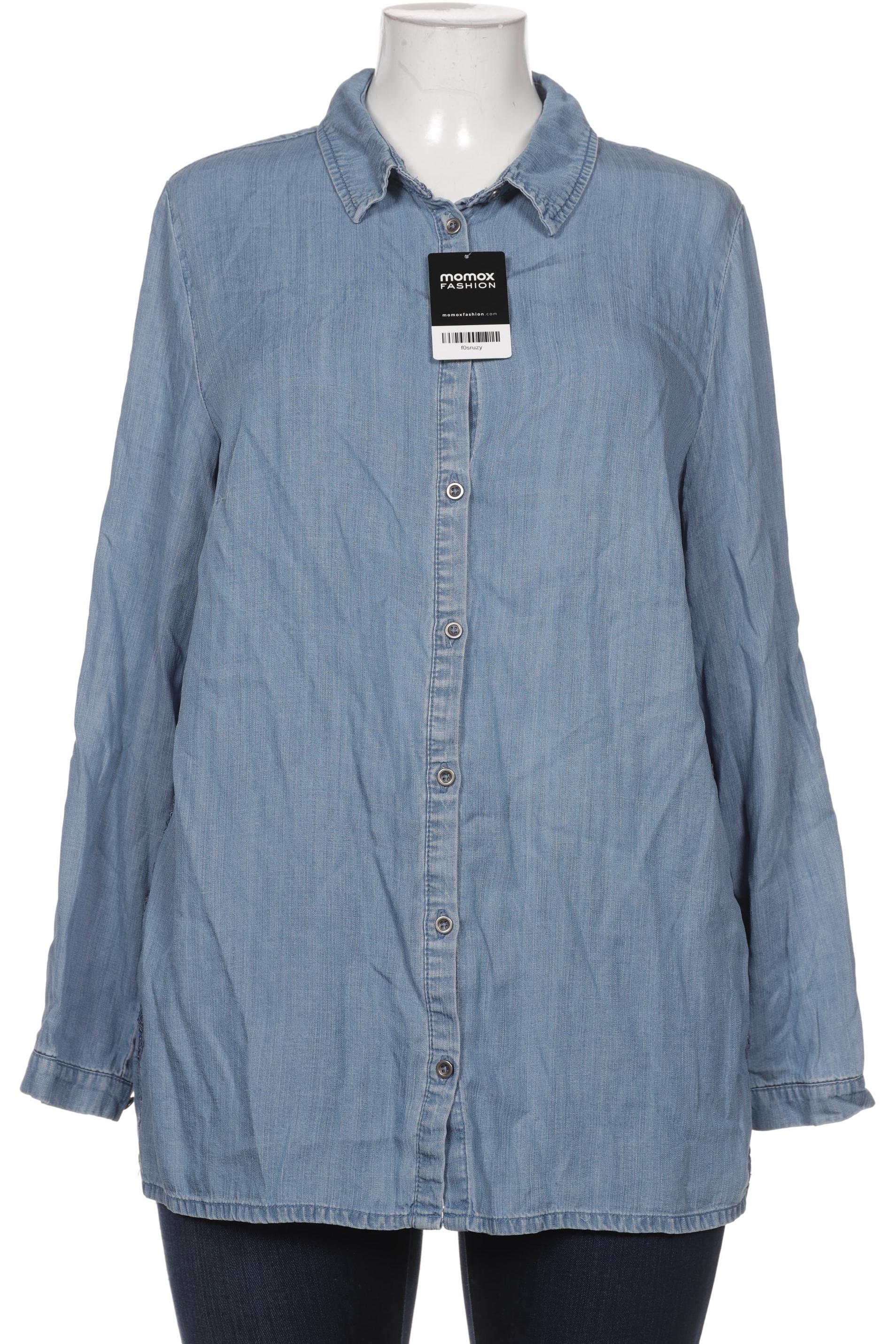 

Ulla Popken Damen Bluse, blau, Gr. 42