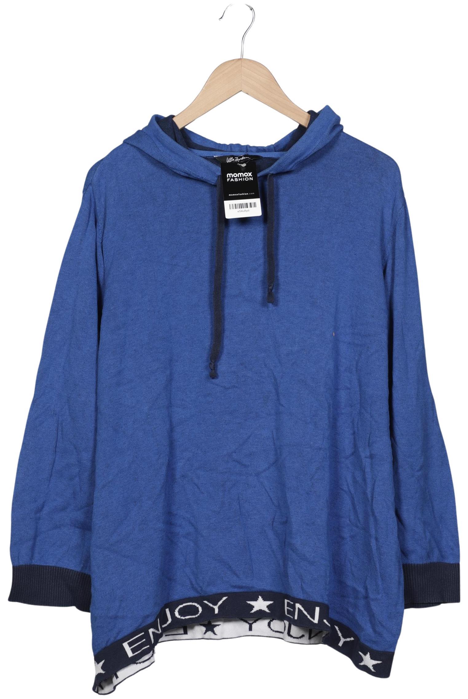 

Ulla Popken Damen Kapuzenpullover, blau, Gr. 50