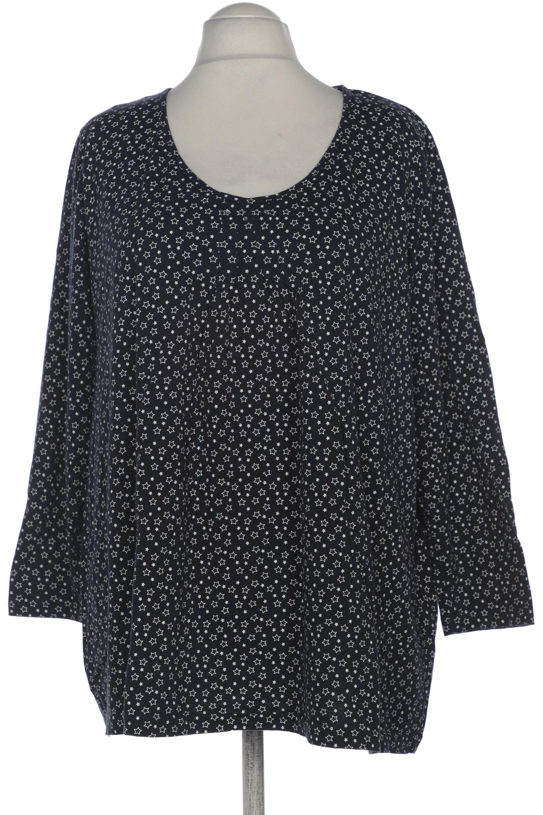 

Ulla Popken Damen Langarmshirt, marineblau, Gr. 52
