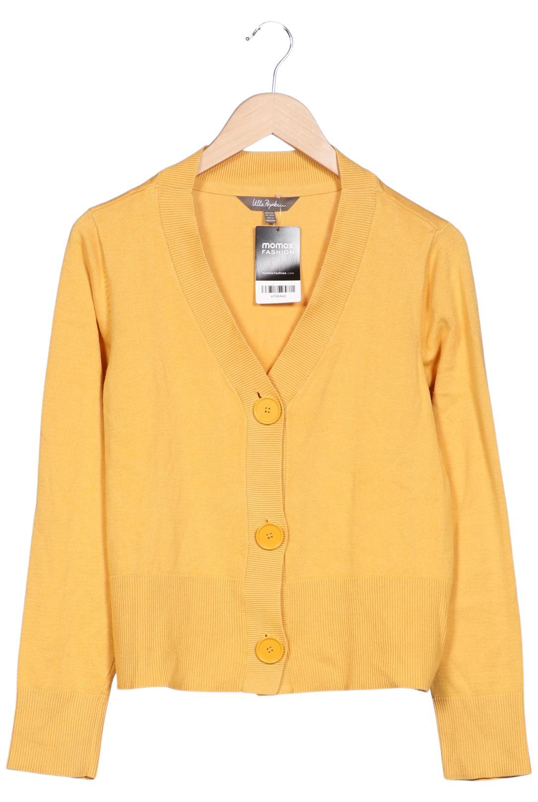 

Ulla Popken Damen Strickjacke, gelb, Gr. 42