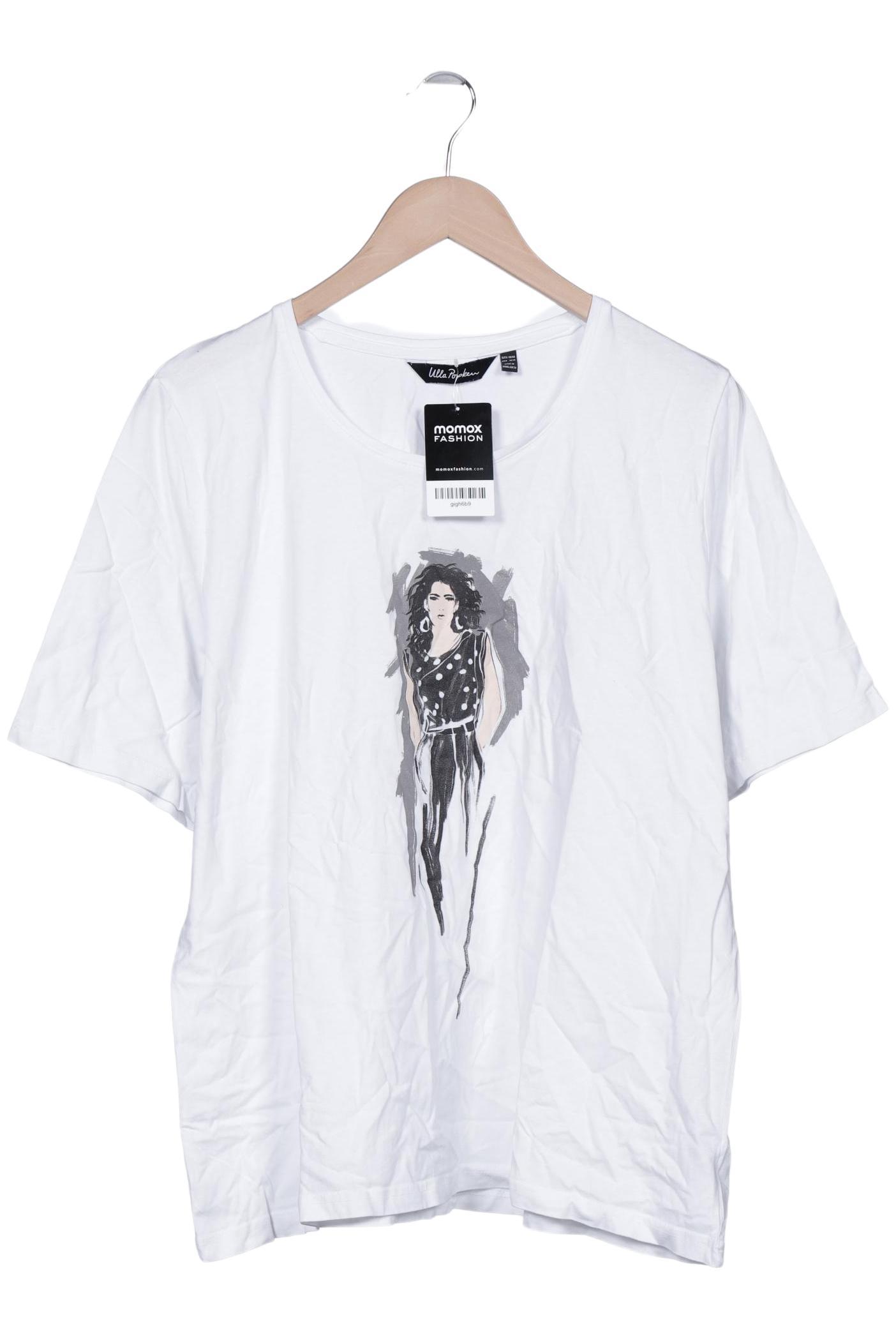 

Ulla Popken Damen T-Shirt, weiß, Gr. 46