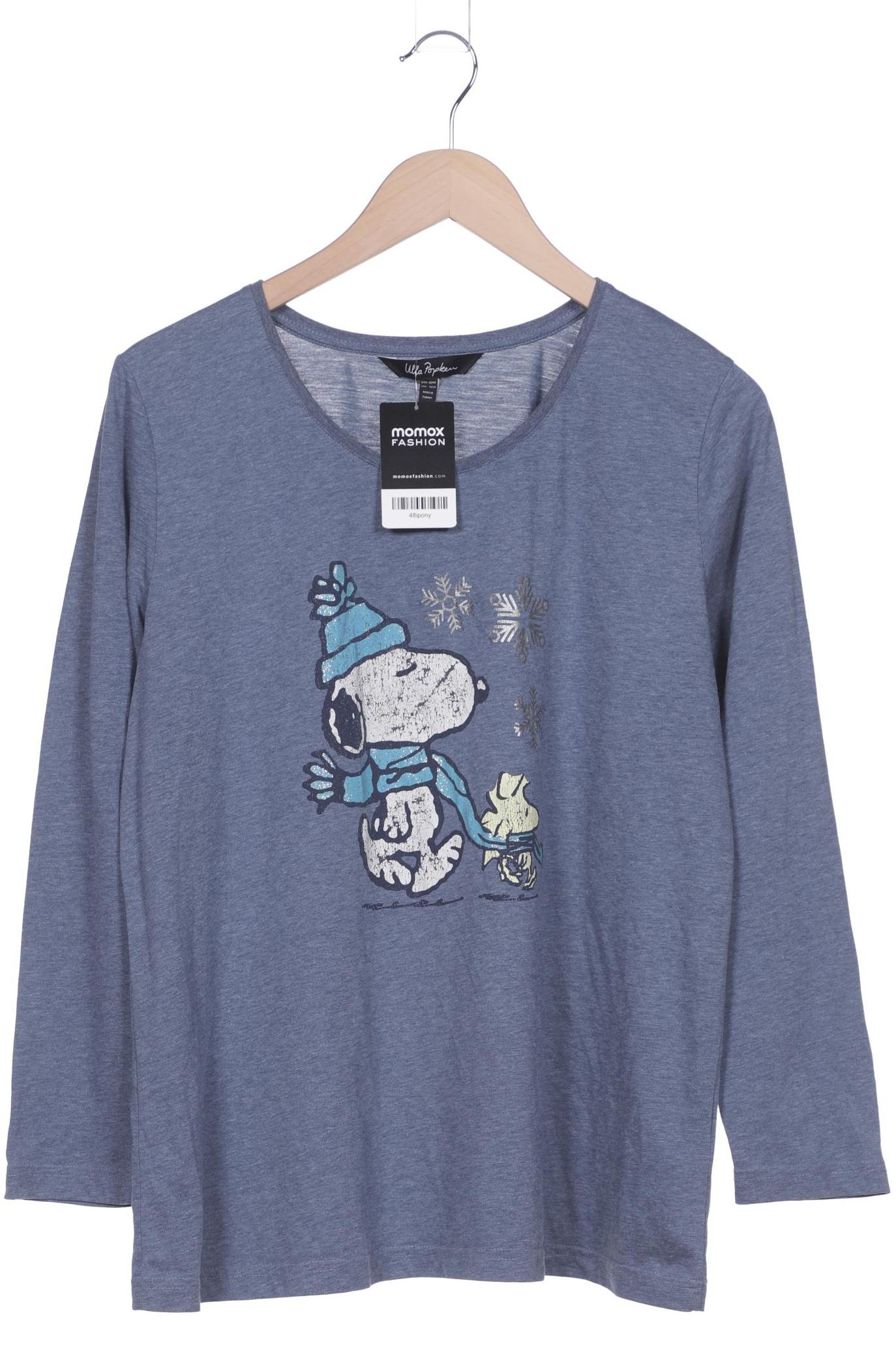 

Ulla Popken Damen Langarmshirt, blau, Gr. 42