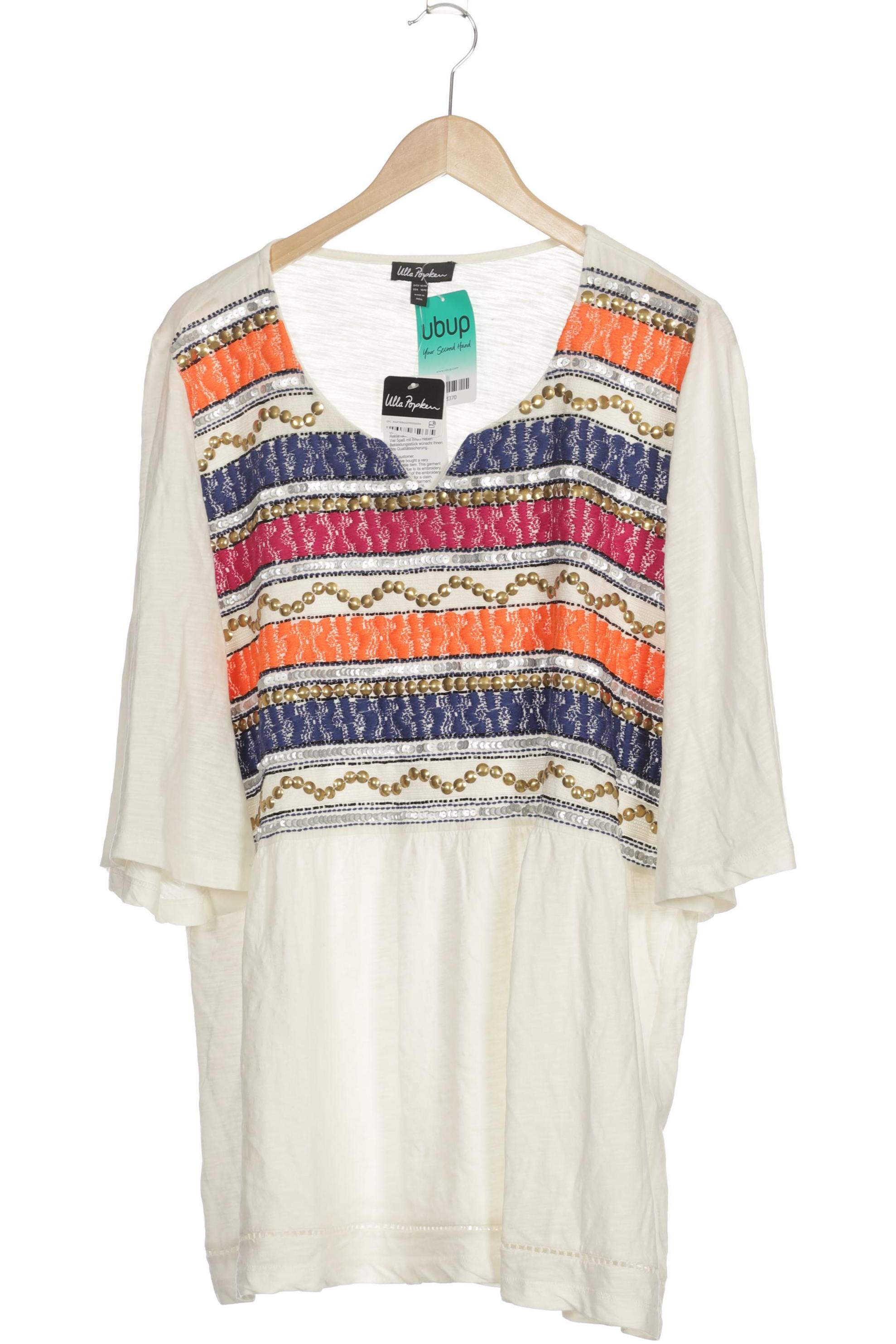 

Ulla Popken Damen T-Shirt, weiß, Gr. 46