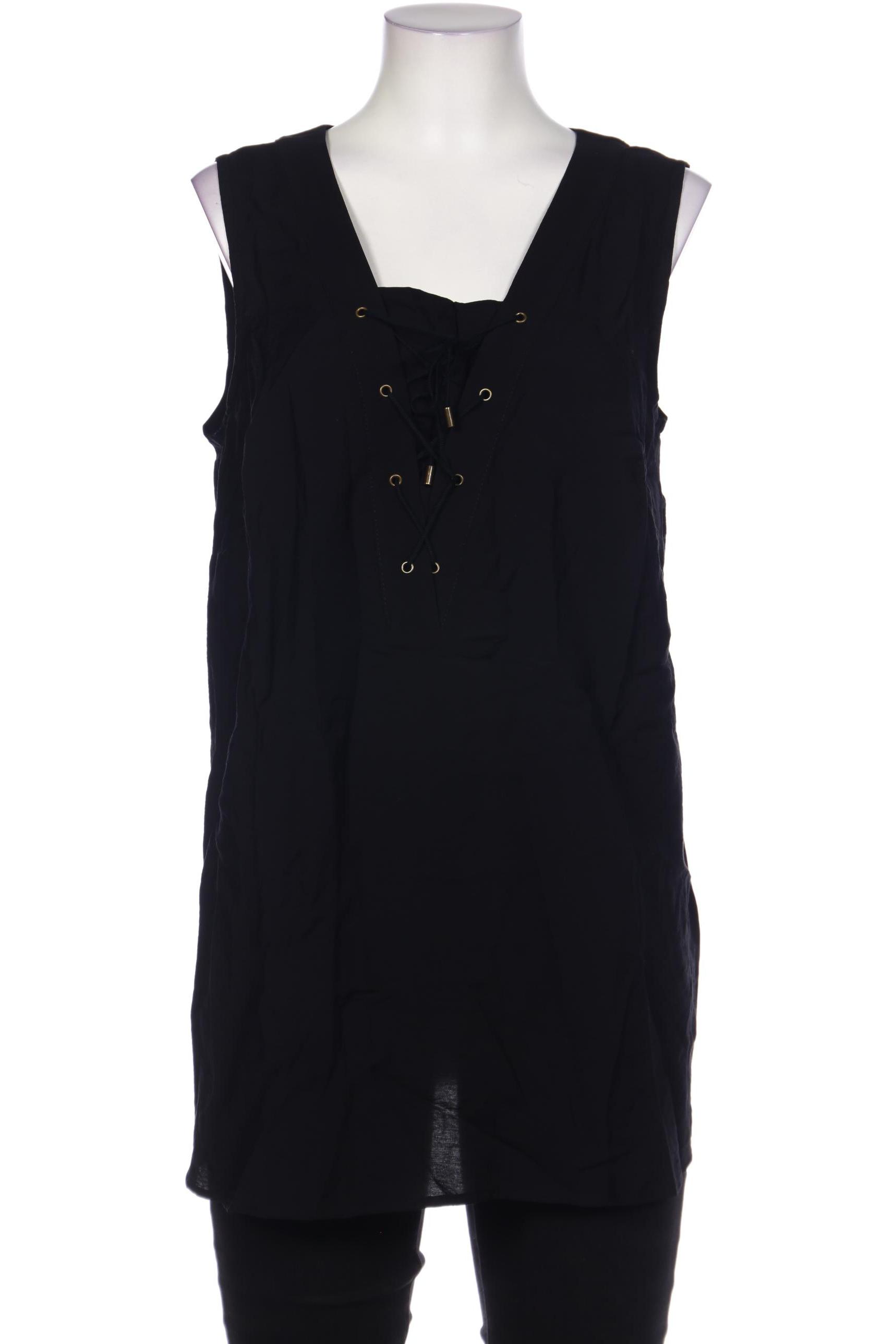 

Ulla Popken Damen Bluse, schwarz, Gr. 46