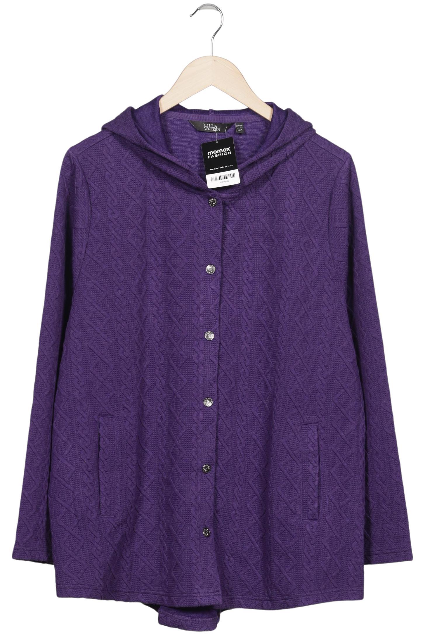 

Ulla Popken Damen Kapuzenpullover, flieder, Gr. 46