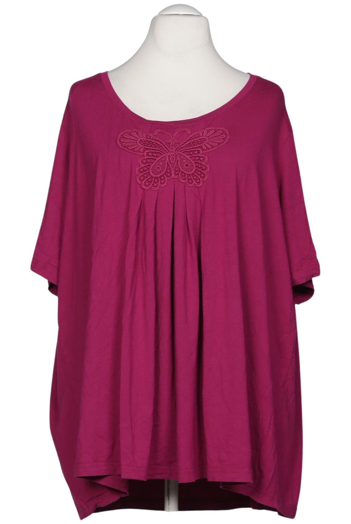 

Ulla Popken Damen T-Shirt, pink, Gr. 62