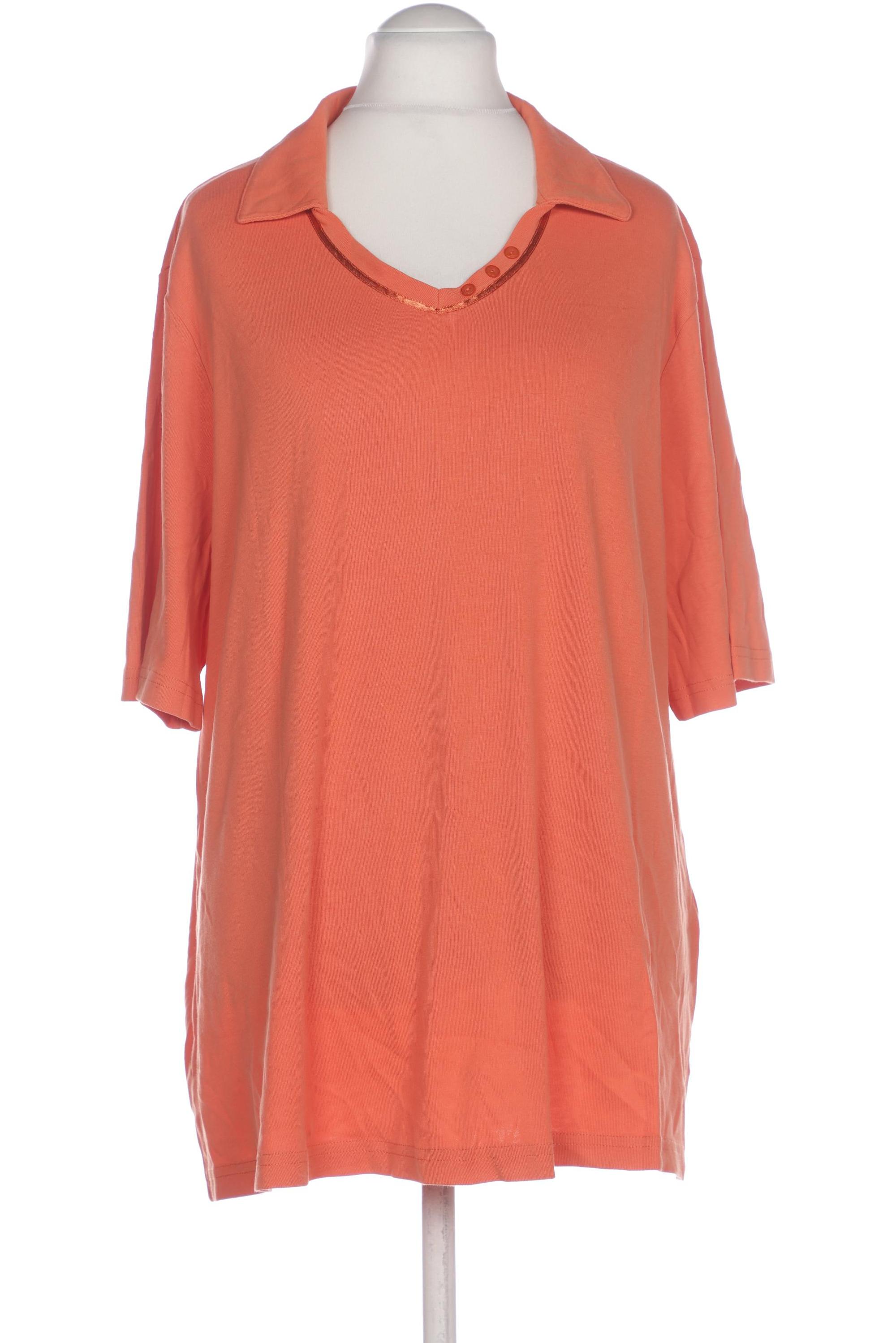 

Ulla Popken Damen Poloshirt, orange, Gr. 54