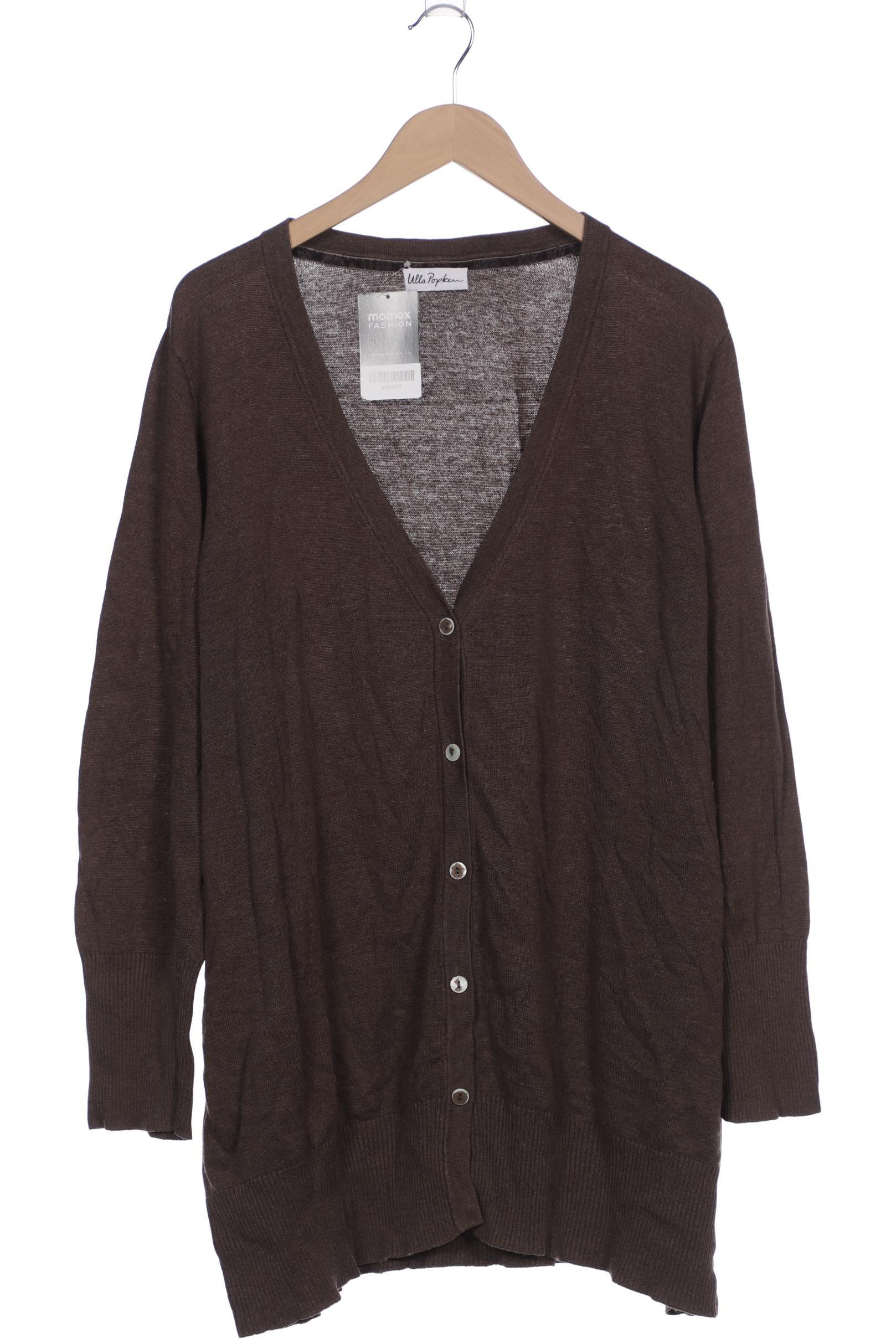 

Ulla Popken Damen Strickjacke, braun, Gr. 50