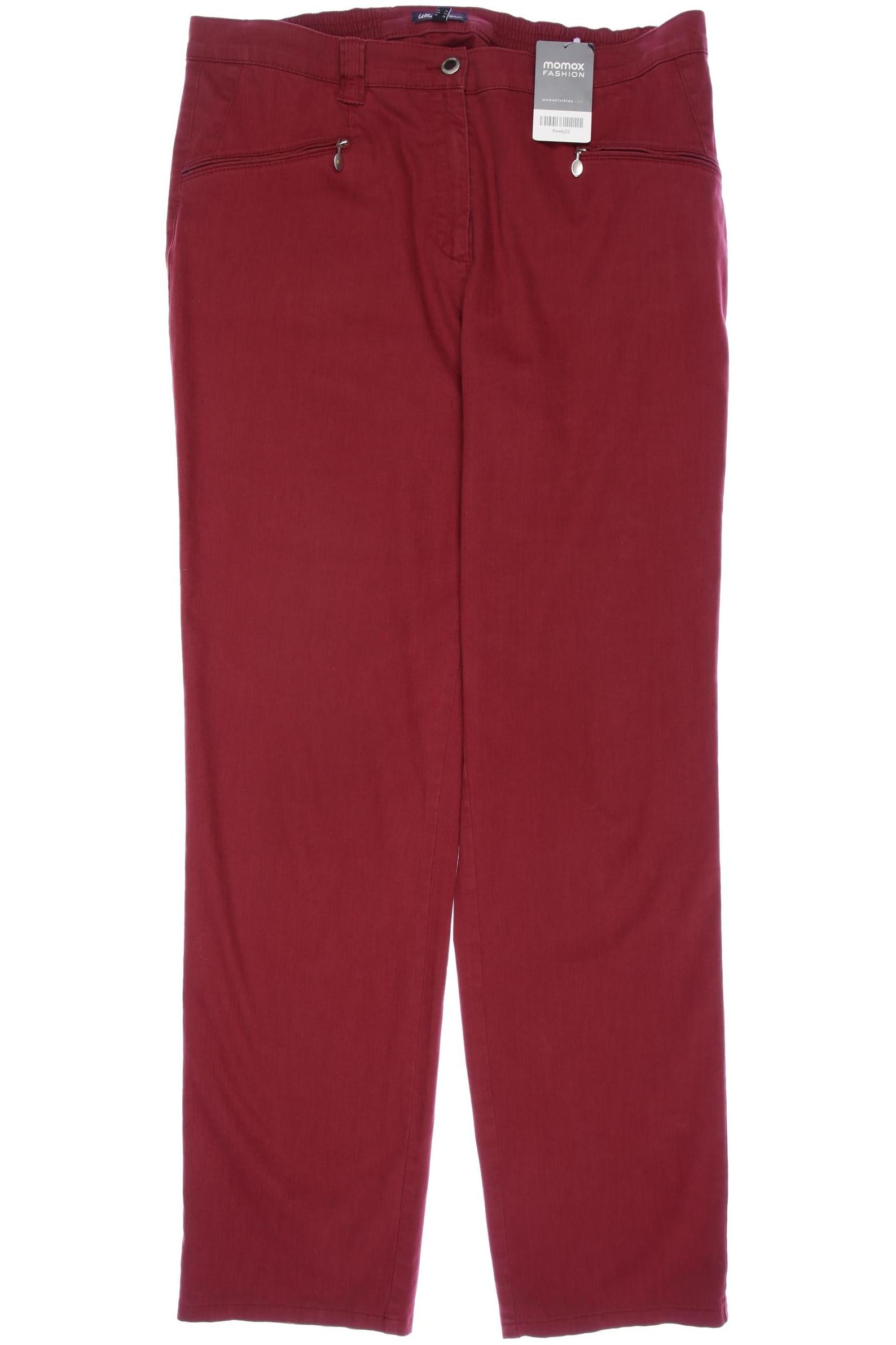 

Ulla Popken Damen Stoffhose, bordeaux, Gr. 92