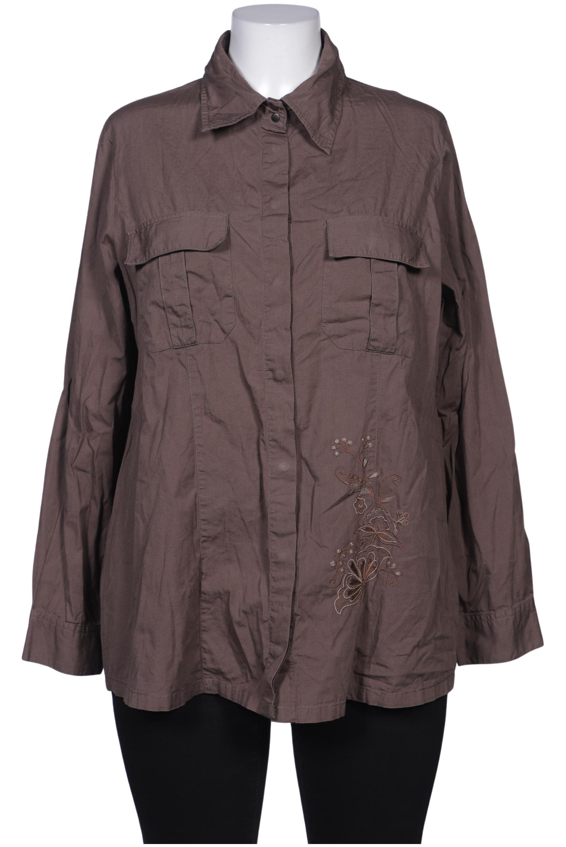 

Ulla Popken Damen Bluse, braun, Gr. 46